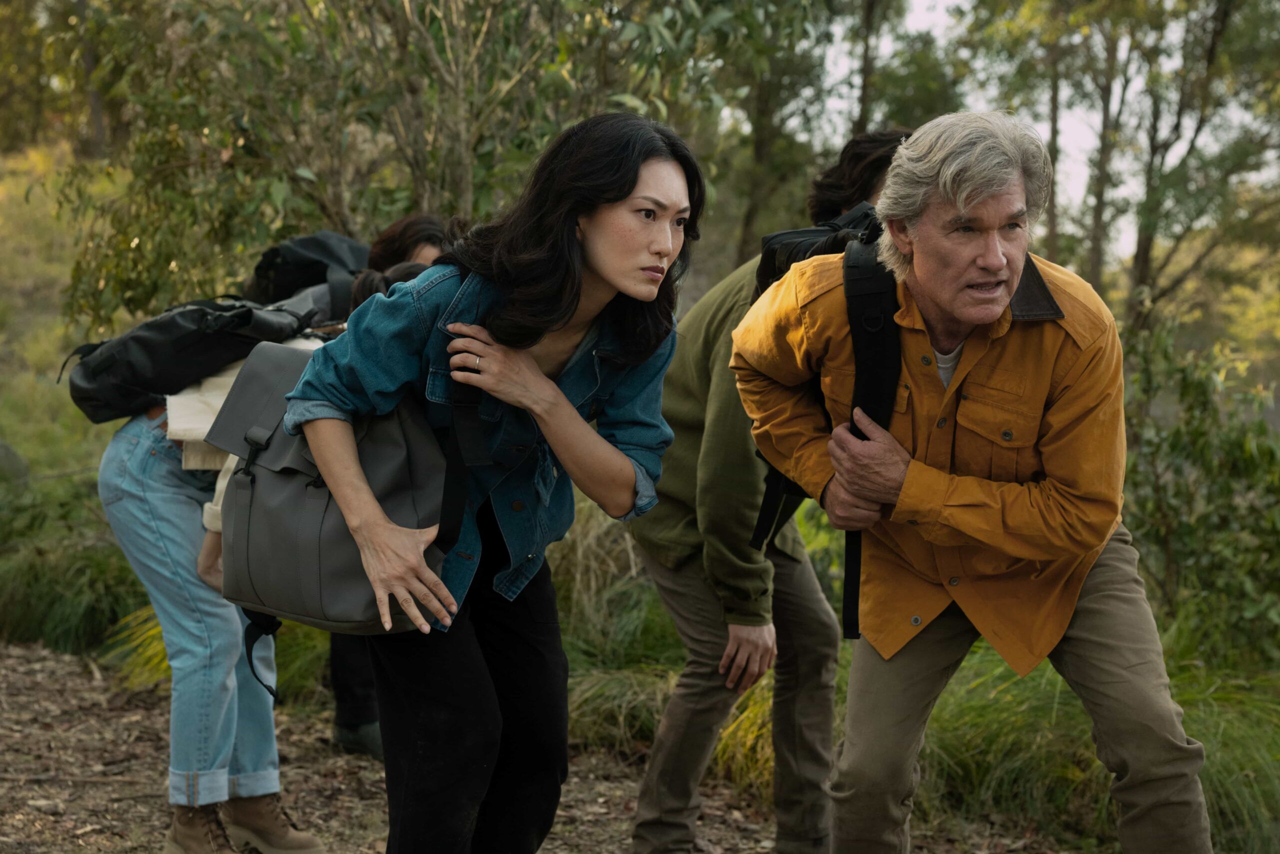 Monarch: Legacy of Monsters Season 2 Episode 5 Photos “Furusato” 4 Mari Yamamoto and Kurt Russell in "Monarch: Legacy of Monsters," now streaming on Apple TV.