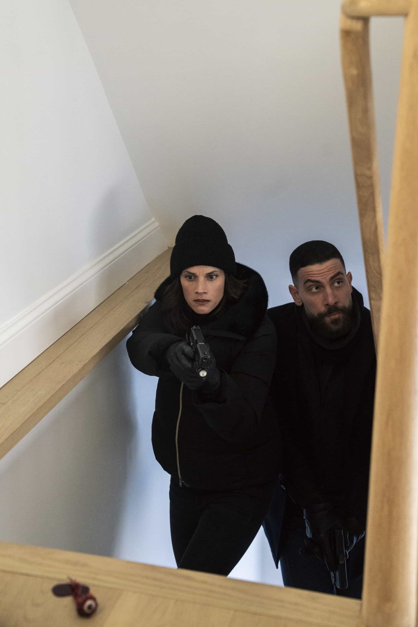 FBI Season 8 Episode 16 Image - “3 Up, 3 Down” – A double homicide in Brooklyn sets the team after a corrupt longshoreman but they soon discover something sinister has been smuggled into NY. As they race to stop the threat, Isobel enlists the help of CIA\'s Deputy Chief of Station Nikki Reynard (Necar Zadegan), on FBI, Monday, March 30 (9:00-10:00 PM, ET/PT). Pictured (L-R): Missy Peregrym as Special Agent Maggie Bell and Zeeko Zaki as Special Agent Omar Adom ‘OA’ Zidan. Photo: Bennett Raglin/CBS ©2026 CBS Broadcasting, Inc. All Rights Reserved.