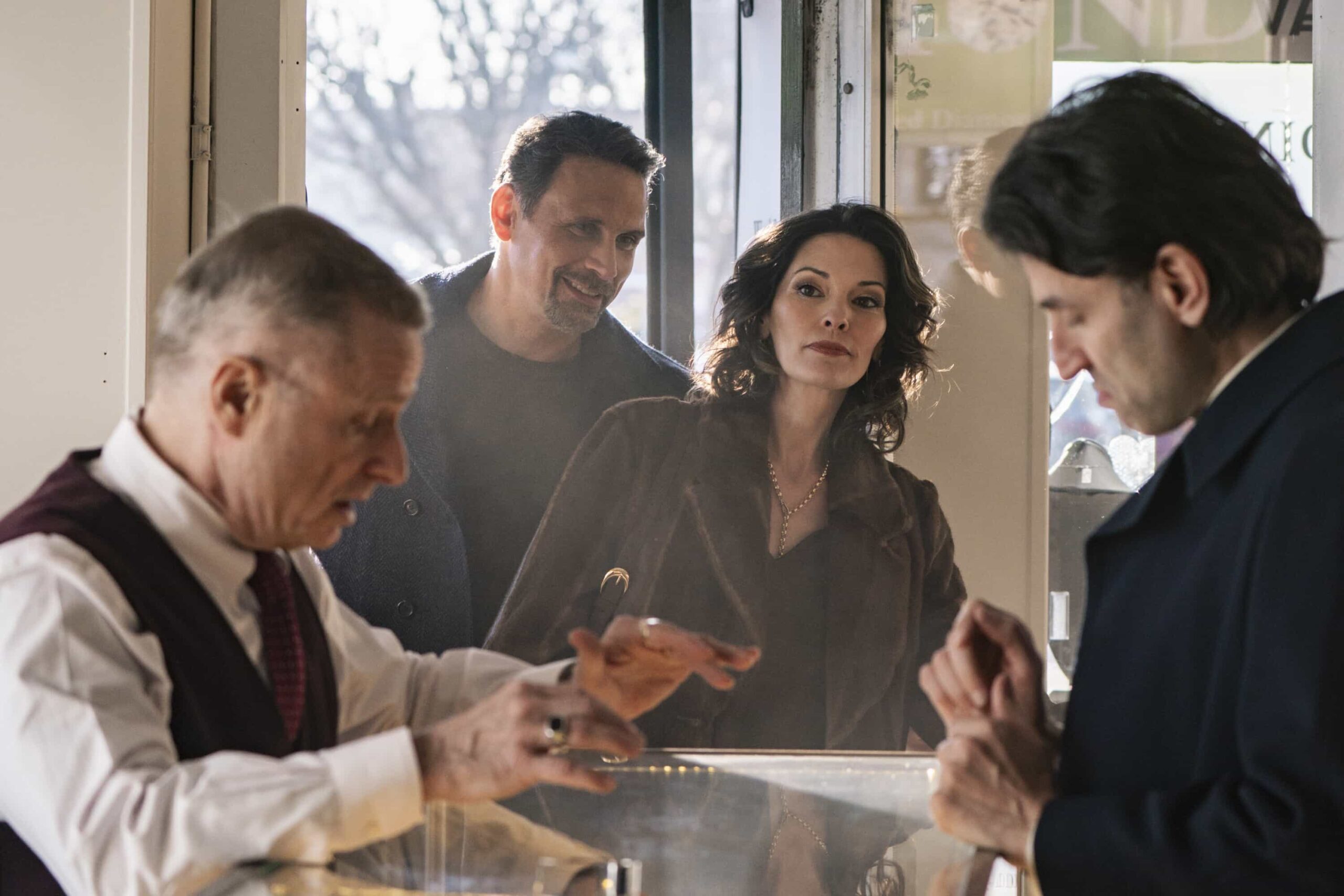 FBI Season 8 Episode 16 - “3 Up, 3 Down” – A double homicide in Brooklyn sets the team after a corrupt longshoreman but they soon discover something sinister has been smuggled into NY. As they race to stop the threat, Isobel enlists the help of CIA\'s Deputy Chief of Station Nikki Reynard (Necar Zadegan), on FBI, Monday, March 30 (9:00-10:00 PM, ET/PT). Pictured: Jeremy Sisto as Assistant Special Agent in Charge Jubal Valentine and Alana De La Garza as Special Agent in Charge Isobel Castille. Photo: Bennett Raglin/CBS ©2026 CBS Broadcasting, Inc. All Rights Reserved.