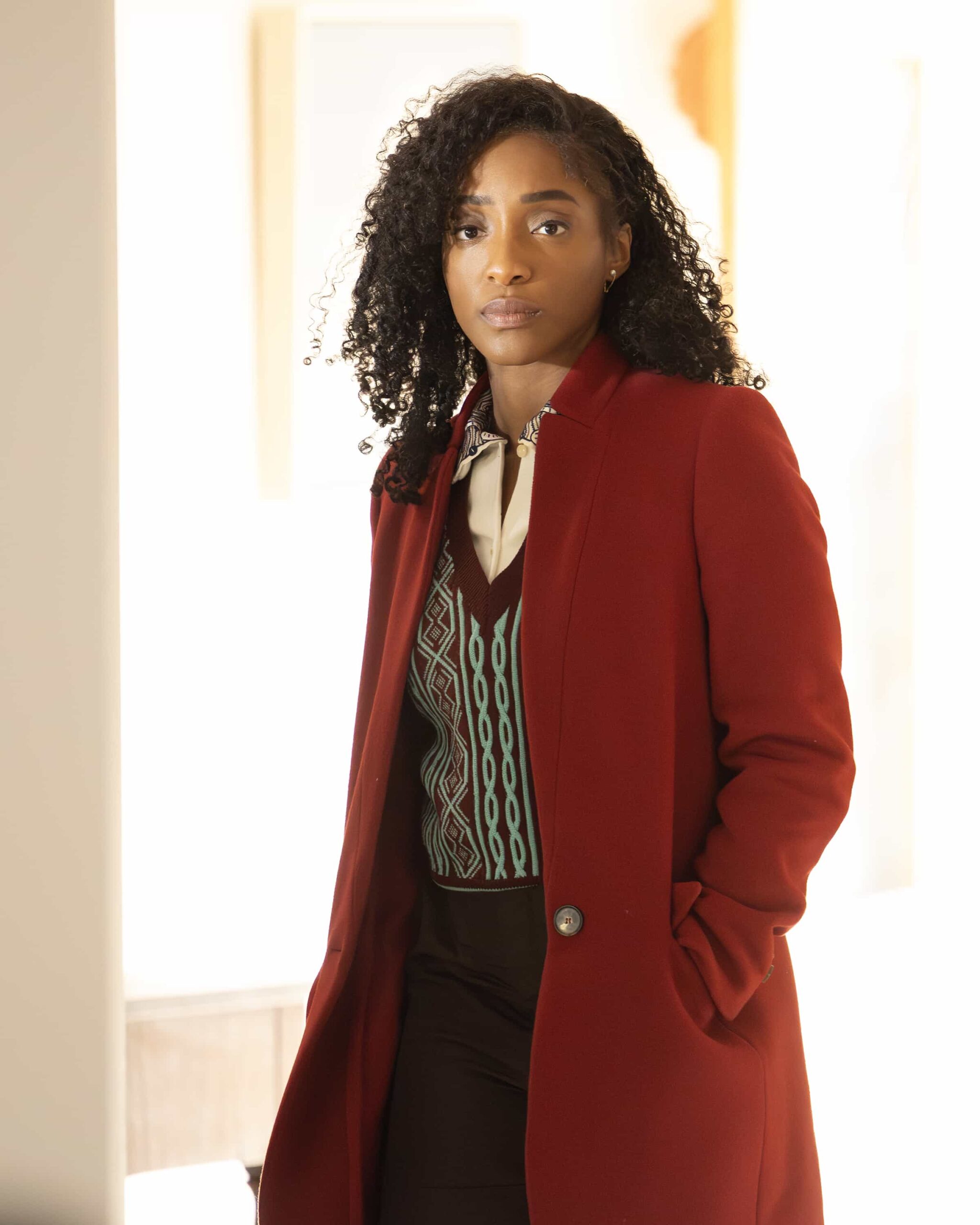 WILL TRENT Season 4 Episode 13 Promo - “Did I Screw This Up?” - Amanda seeks help from Will and Faith after her gun is used in a self-defense shooting, and suspicion begins to mount around her. Meanwhile, at a college job fair, Angie and Ormewood encounter a grad student claiming to have psychic visions. TUESDAY, MARCH 31 (8:00-9:00 p.m. EDT) on ABC. (Disney/Matt Miller) 
IANTHA RICHARDSON