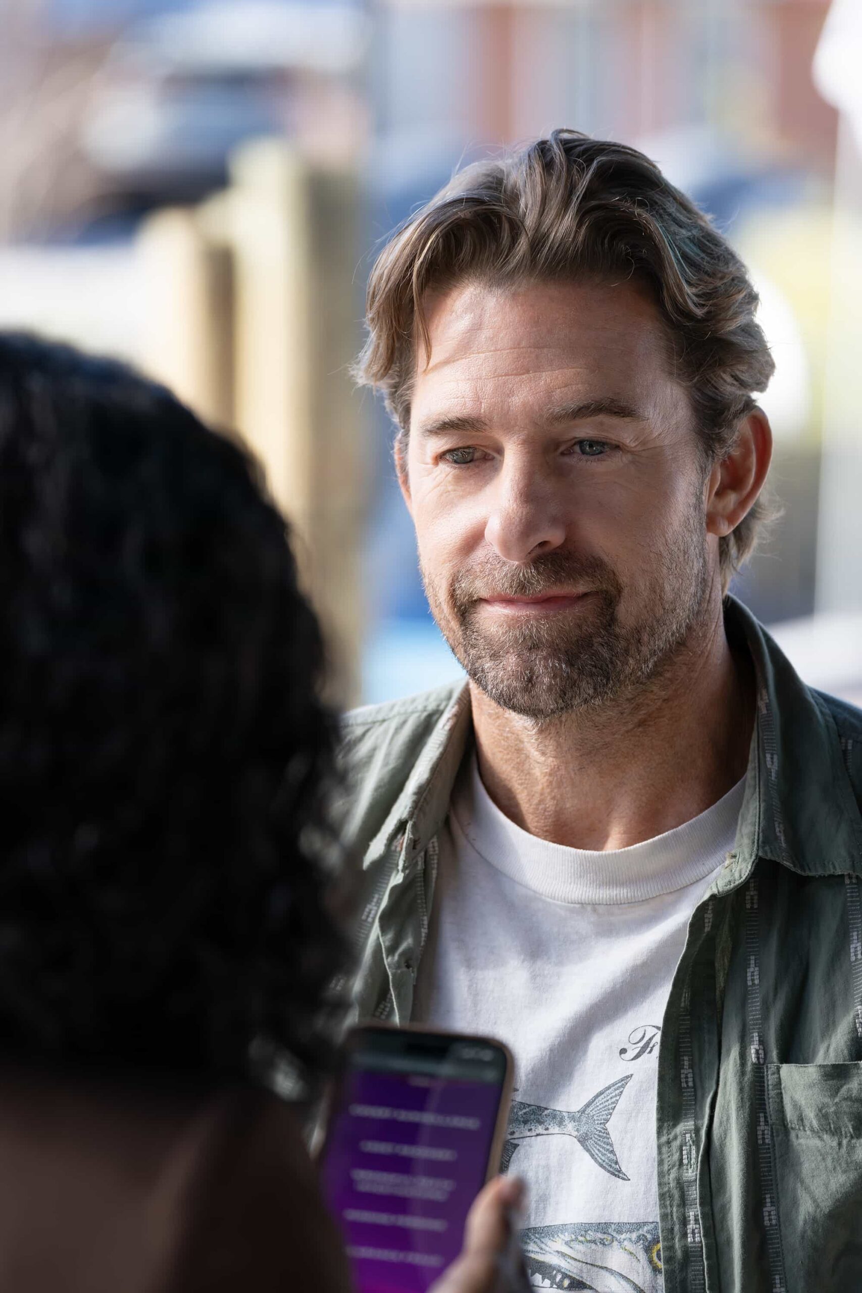 R.J. DECKER Season 1 Episode 5 Picture  - “Burn Notice” - R.J. unravels the truth about a Little League coach whose family is being mysteriously targeted. Meanwhile, R.J.’s parole officer worries that he is pushing the boundaries of his conditional release. TUESDAY, MARCH 31 (10:00-11:00 p.m. EDT) on ABC. (Disney/John Merrick) 
SCOTT SPEEDMAN