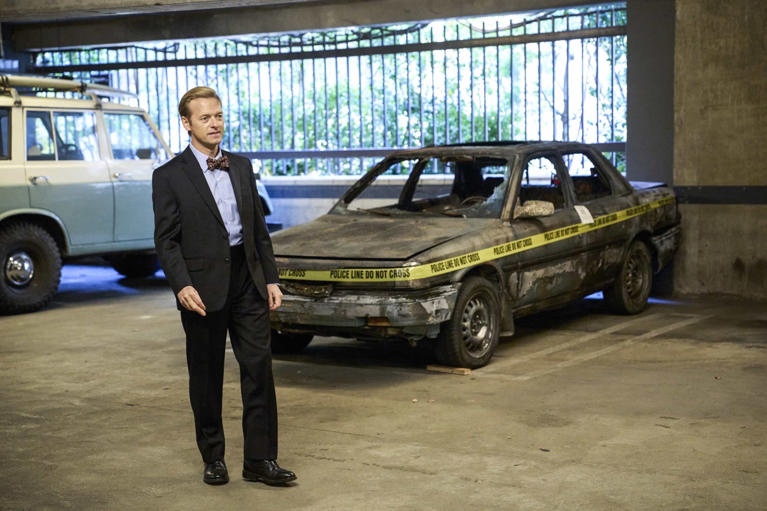 NCIS Origins Season 2 Episode 13 Promo “Homeward Bound - Coverage of the CBS Original Series NCIS: Origins, airing Tuesday, March 31 (9:00-10:00 PM, ET/PT) on the CBS Television Network.   Pictured: Adam Campbell as Doctor Donald “Ducky” Mallard.  Photo: Greg Gayne/CBS ©2026 CBS Broadcasting, Inc. All Rights Reserved.