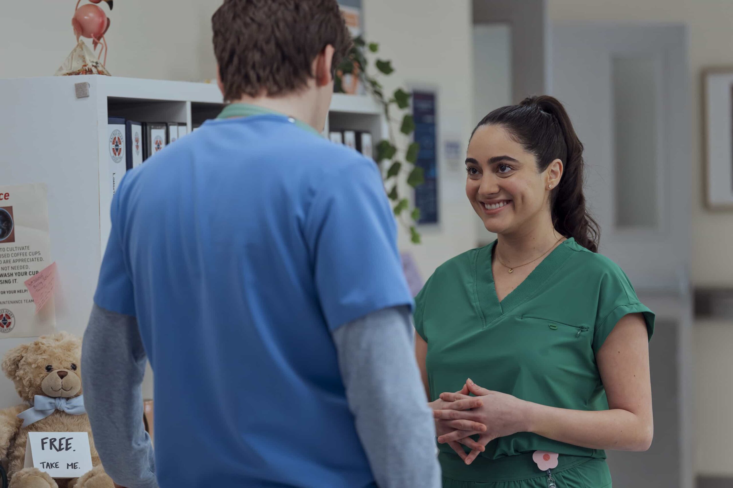 SCRUBS - "My Best Friend's Barbecue" - While J.D. is upset to not be invited to Turk and Carla's annual barbecue, he takes the opportunity to nurture his friendship with Carla at work. Turk teaches the surgical interns how to deliver bad news. WEDNESDAY, APRIL 1 (8:00-8:30 p.m. EDT) on ABC. (Disney/Darko Sikman) 
LAYLA MOHAMMADI