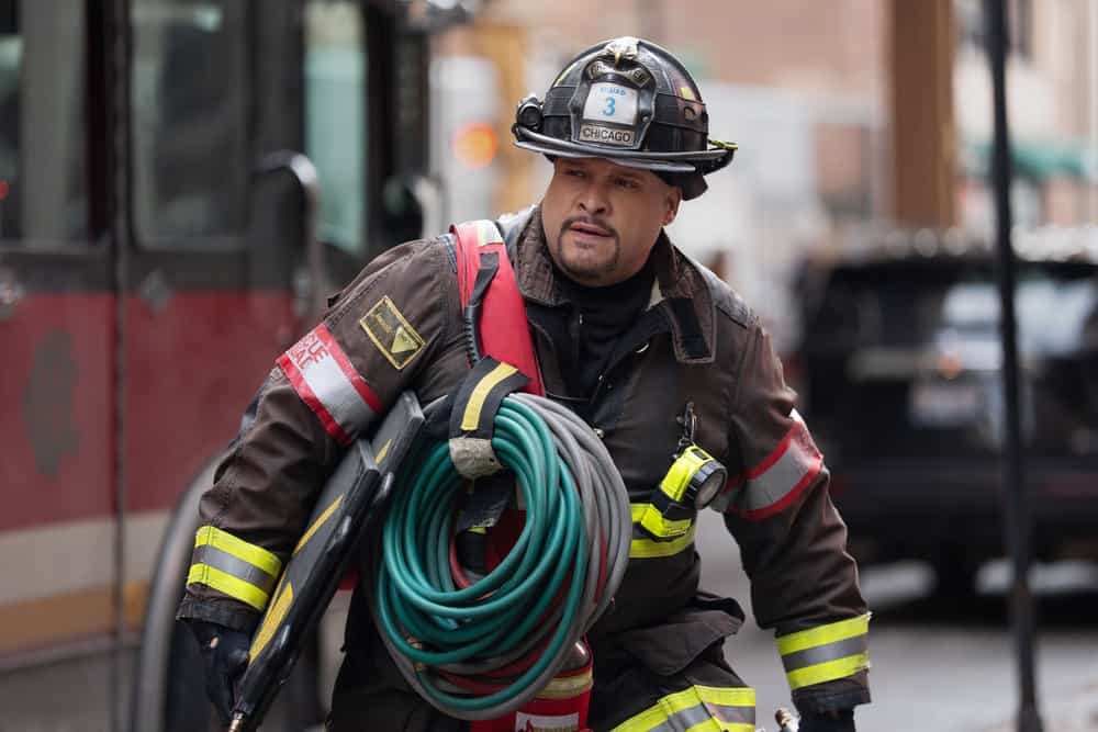 CHICAGO FIRE -- "Firehouse 66" Episode 1416 -- Pictured: Joe Minoso as Cruz -- (Photo by: Peter Gordon/NBC)