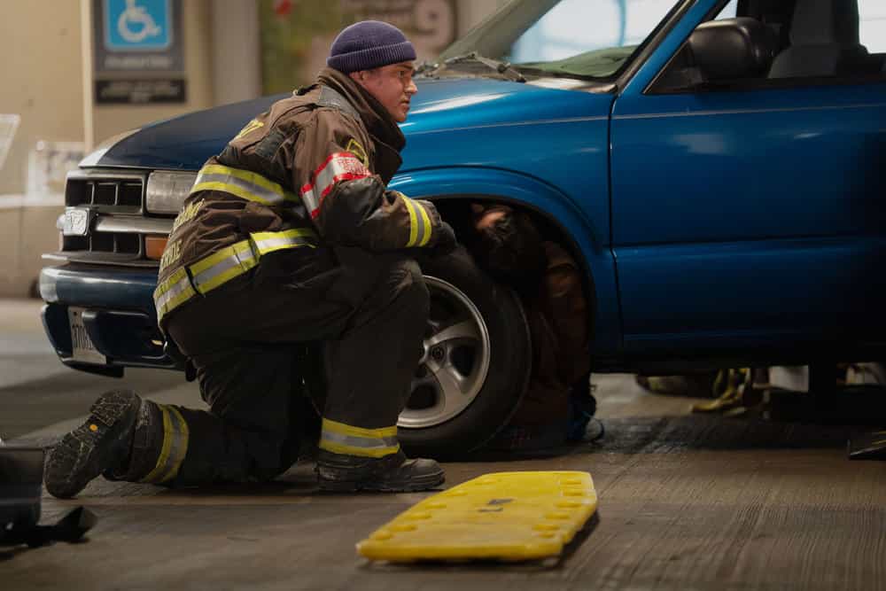 CHICAGO FIRE Season 14 Episode 16 Image -- "Firehouse 66" Episode 1416 -- Pictured: Taylor Kinney as Severide -- (Photo by: Peter Gordon/NBC)