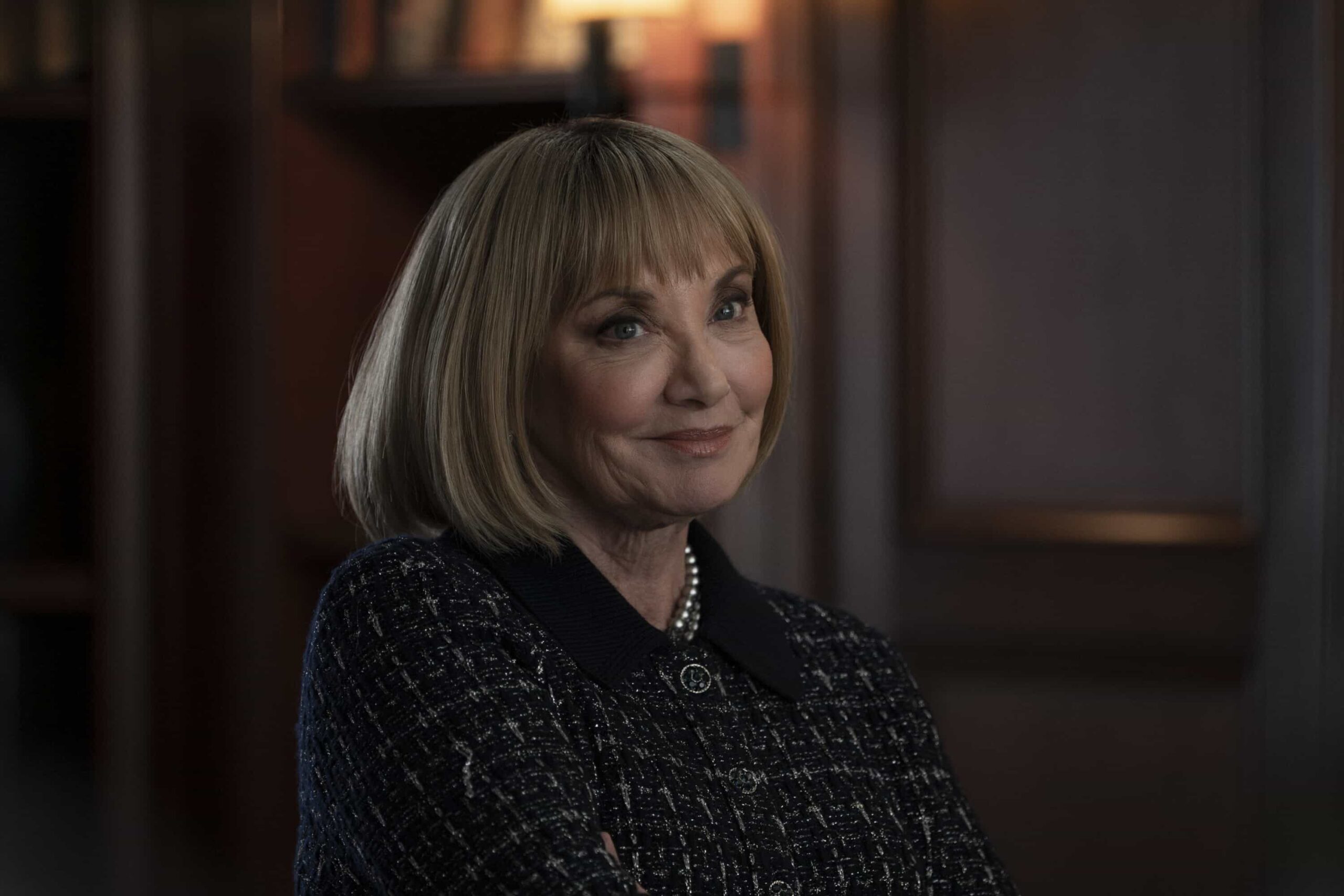 Elsbeth Season 3 Episode 14 Promo “Deadutante” - After a powerful patriarch is stabbed with a sword at New York’s most exclusive debutante ball, Elsbeth must engage in hand in glove combat with the imperious ball director (J. Smith Cameron), on ELSBETH, Thursday, April 2 (10:00-11:00 PM, ET/PT) on the CBS Television Network and streaming on Paramount+ Pictured: J. Smith-Cameron as Isadora "Izzy" Lancaster. Photo: Michael Parmelee/CBS ©2026 CBS Broadcasting, Inc. All Rights Reserved.