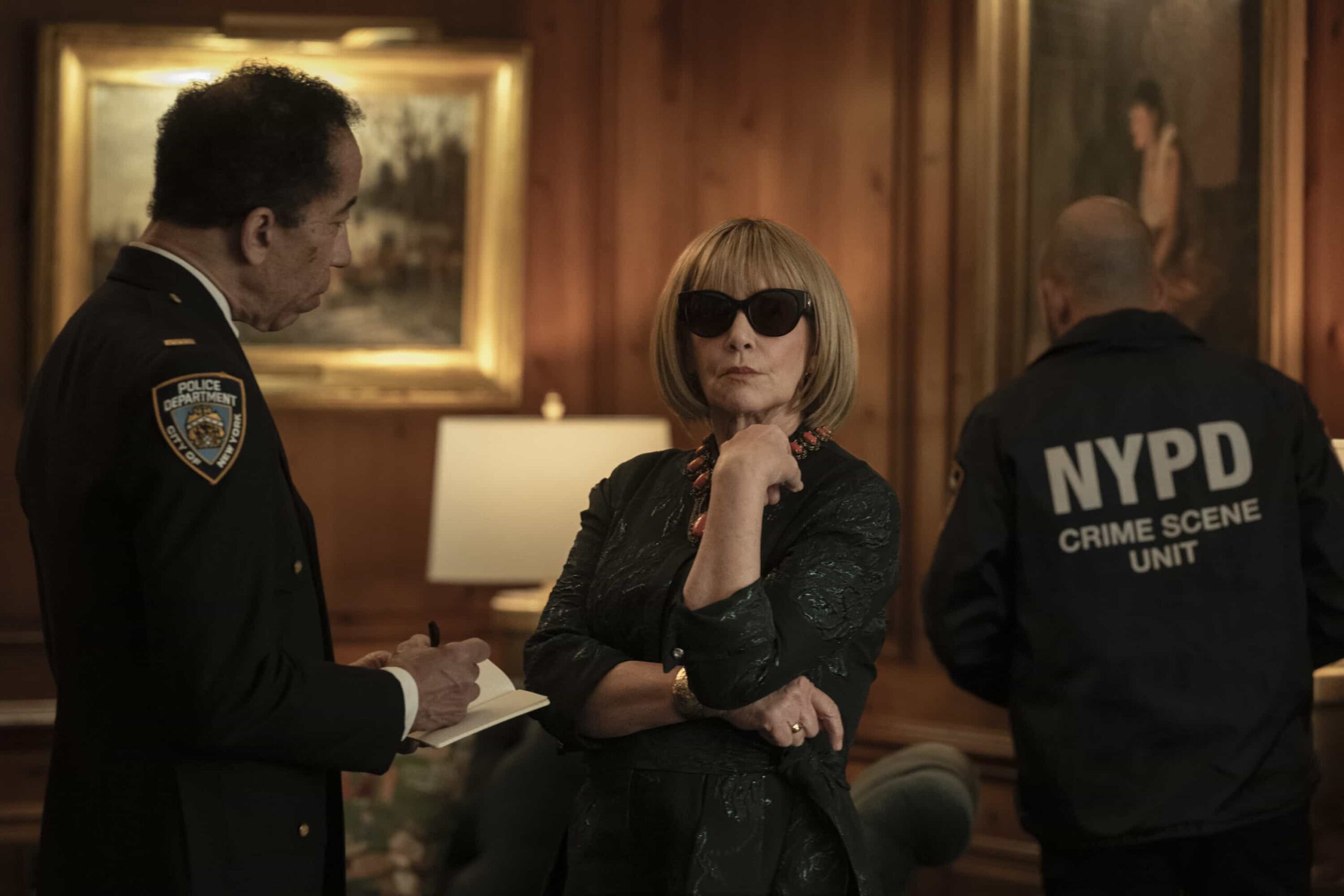 Elsbeth Season 3 Episode 14 “Deadutante” - After a powerful patriarch is stabbed with a sword at New York’s most exclusive debutante ball, Elsbeth must engage in hand in glove combat with the imperious ball director (J. Smith Cameron), on ELSBETH, Thursday, April 2 (10:00-11:00 PM, ET/PT) on the CBS Television Network and streaming on Paramount+     Pictured: J. Smith-Cameron as Isadora "Izzy" Lancaster Photo: Jojo whilden/CBS ©2026 CBS Broadcasting, Inc. All Rights Reserved.