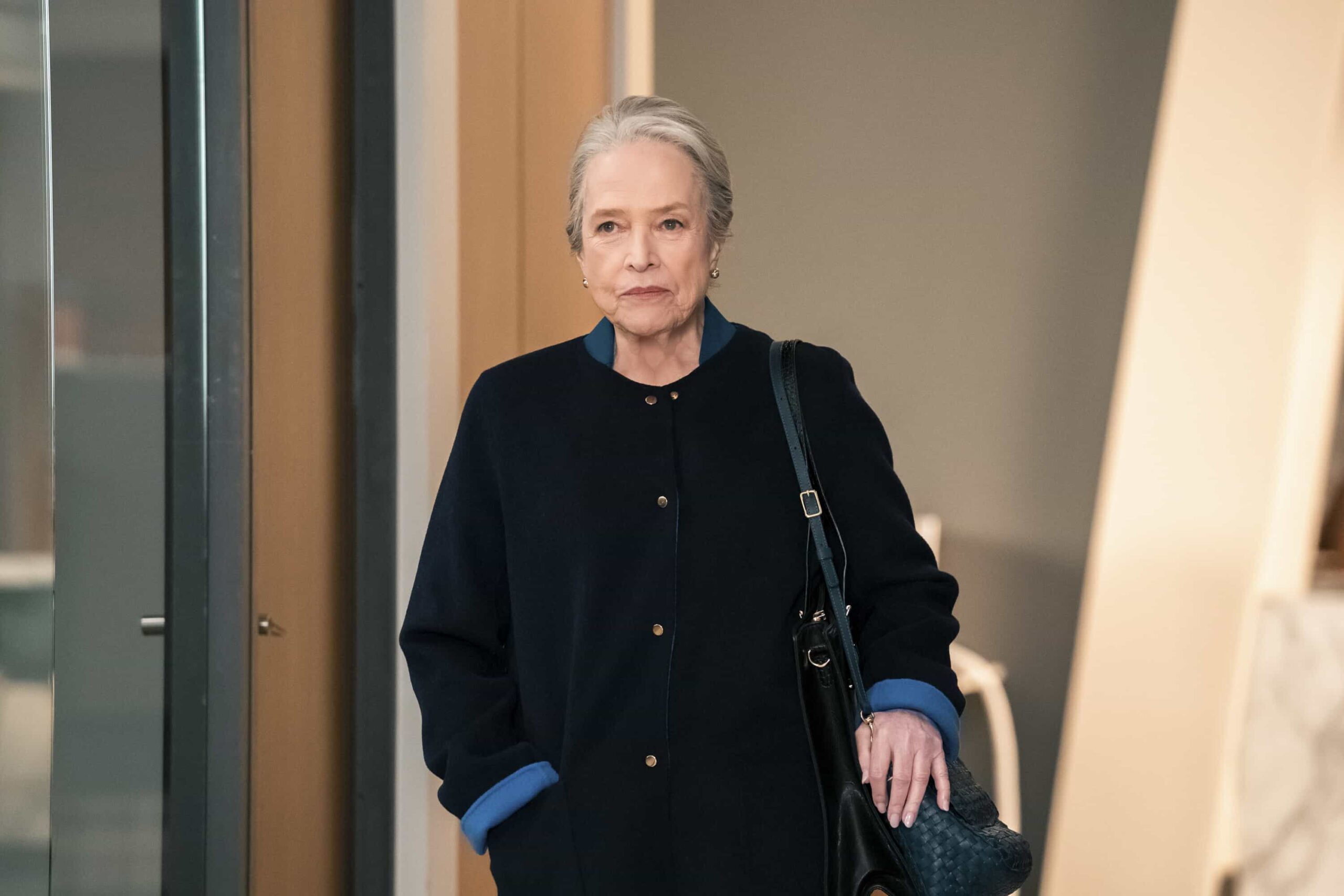 Matlock Season 2 Episode 12 “The Cavalry Isn’t Coming” -- Coverage of the CBS Original Series MATLOCK, scheduled to air on Thursday, April 2 (9:00-10:00 PM, ET/PT).  Pictured: Kathy Bates as “Madeline Matlock.” Photo: Bill Inoshita/CBS ©2026 CBS Broadcasting, Inc. All Rights Reserved.