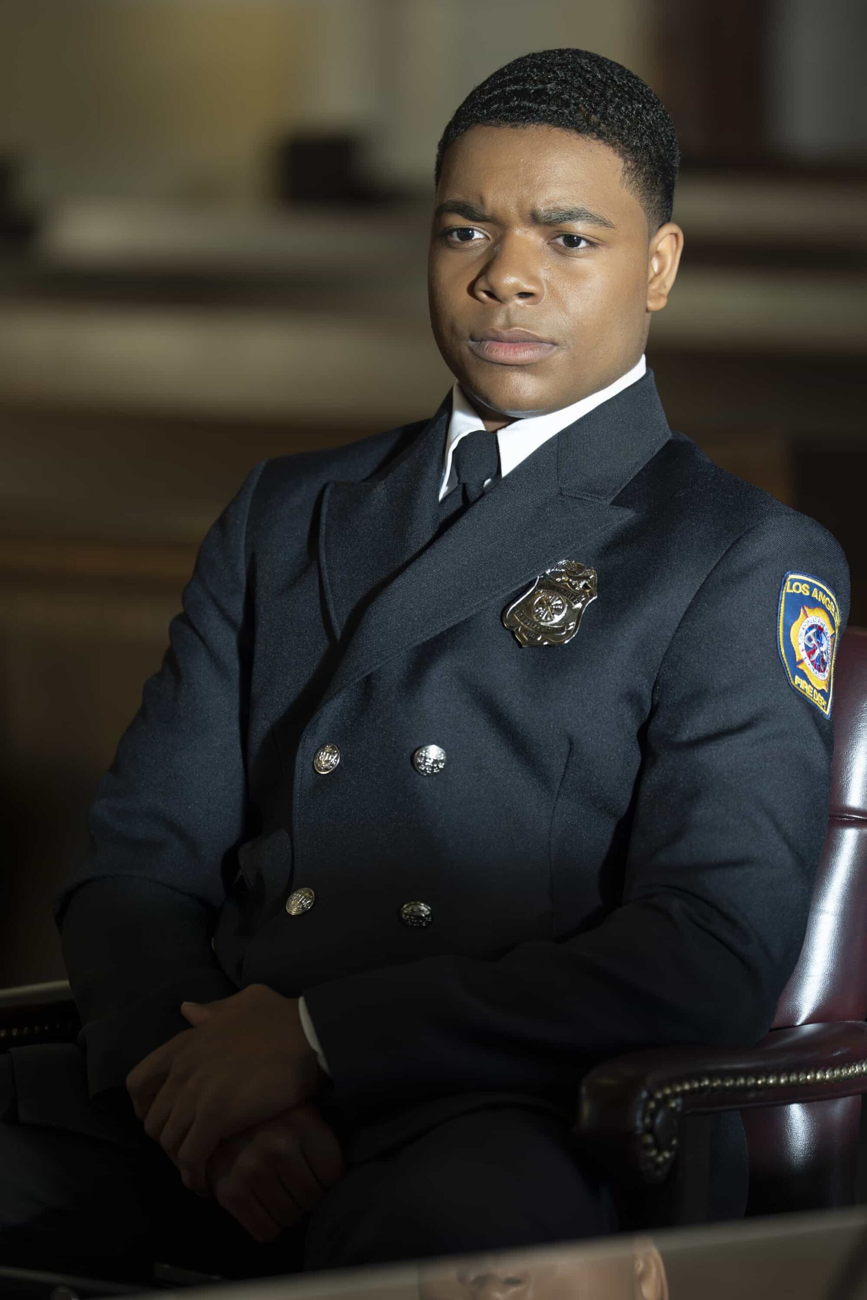 9-1-1 - “Where There’s Smoke” - The 118 must account for every decision made during a recent fire call when the team’s actions are investigated for possible mistakes. Meanwhile, Buck works behind the scenes to support his team as he waits to learn if he can return to the station. THURSDAY, APRIL 2 (THURSDAY, APRIL 2) on ABC. (Disney/Christopher Willard) 
ELIJAH M. COOPER