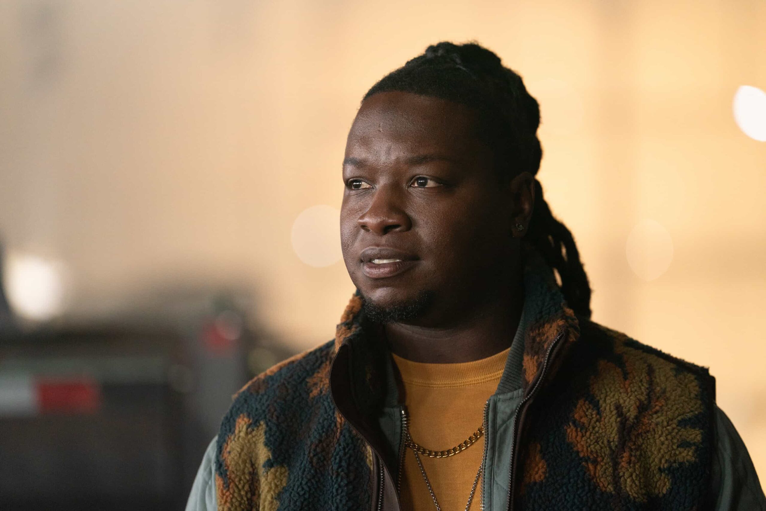 Tracker Season 3 Episode 15 "No Good Deed" -- Coverage of the CBS Original Series TRACKER, scheduled to air on the CBS Television Network.  Pictured: Chris Lee as Randy. Photo: Darko Sikman/CBS ©2026 CBS Broadcasting, Inc. All Rights Reserved.