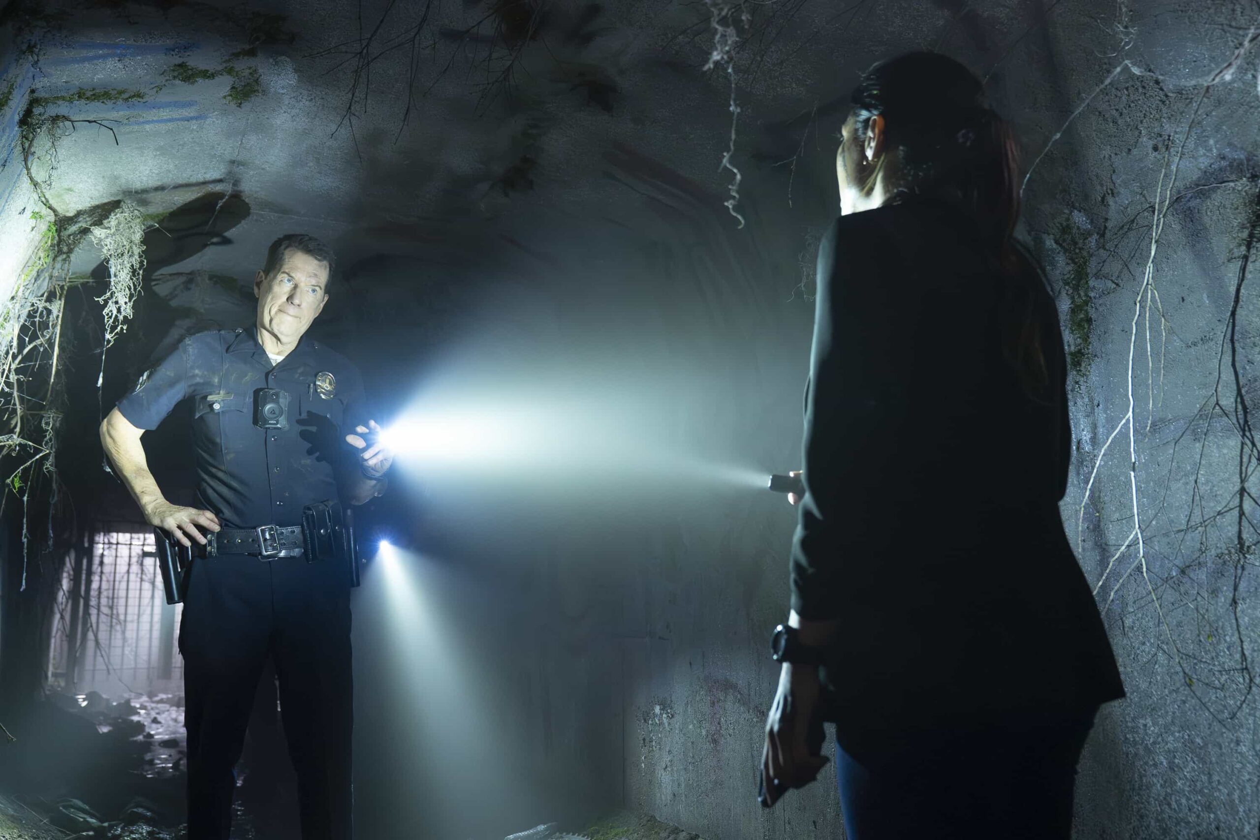 THE ROOKIE Season 8 Episode 14 - “Tiger Bear” - A troubling incident at a school draws the team into a complex case, while Celina’s temporary missing persons assignment leads her into a dangerous situation. MONDAY, APRIL 6 (10:00-11:00 p.m. EDT) on ABC. (Disney/Mike Taing) 
BRENT HUFF