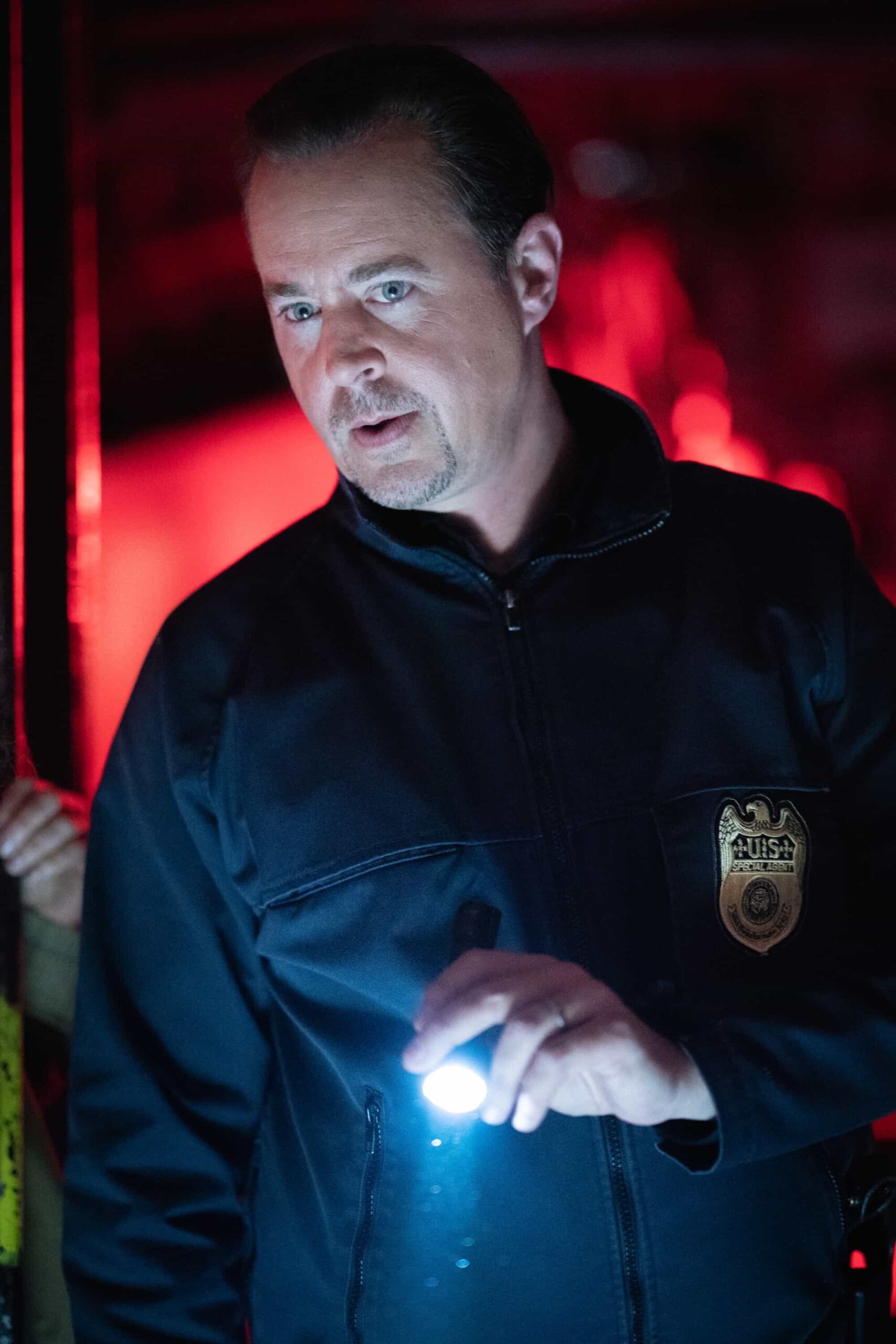 NCIS Season 23 Episode 15 - “KNICK-KNACK” - CBS Original Series NCIS, scheduled to air TUESDAY, APRIL 7 (8:00 PM ET/PT)    Pictured (L-R): Sean Murray as Timothy McGee    Photo: Robert Voets/CBS   ©2026 CBS Broadcasting, Inc. All Rights Reserved.