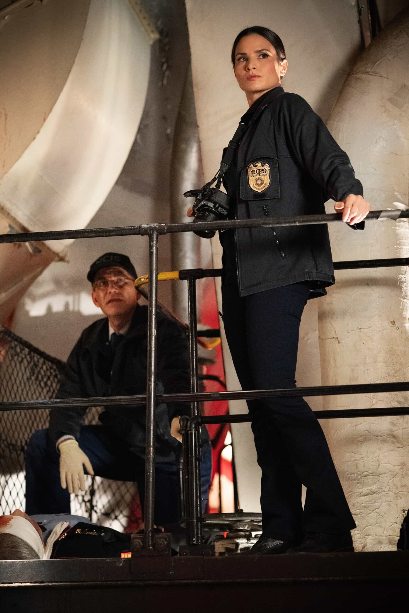 “KNICK-KNACK” - CBS Original Series NCIS, scheduled to air TUESDAY, APRIL 7 (8:00 PM ET/PT)    Pictured (L-R):  Katrina Law as Jessica Knight and Brian Dietzen as Jimmy Palmer     Photo: Robert Voets/CBS   ©2026 CBS Broadcasting, Inc. All Rights Reserved.