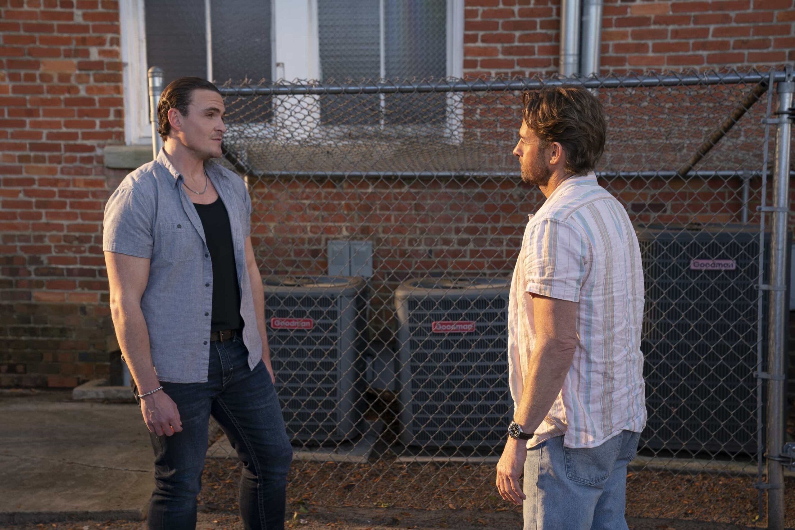 R.J. DECKER Season 1 Episode 6 Still - “Brenner’s Back” - R.J. helps a young woman uncover the truth behind her boyfriend’s sudden death. Meanwhile, a dangerous figure from R.J.’s past resurfaces, bent on revenge. TUESDAY, APRIL 7 (10:00-11:00 p.m. EDT) on ABC. (Disney/John Merrick) 
ALEXANDER BERTRAND, SCOTT SPEEDMANALEXANDER BERTRAND, SCOTT SPEEDMAN