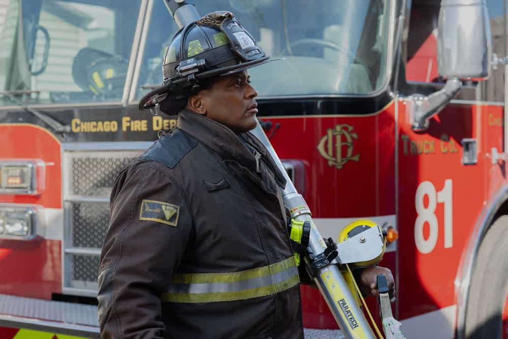 CHICAGO FIRE -- "Sway" Episode 1417 -- Pictured: Leroy Williams III as Ballard -- (Photo by: Peter Gordon/NBC)
