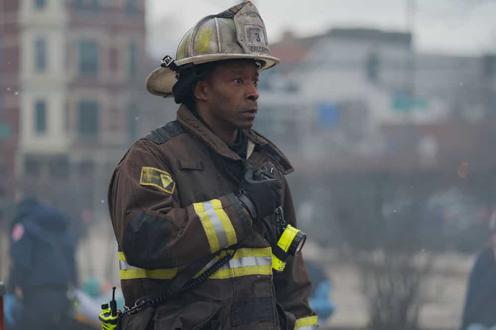 CHICAGO FIRE Season 14 Episode 17 Image -- "Sway" Episode 1417 -- Pictured: Rob Morgan as Hopkins -- (Photo by: Peter Gordon/NBC)