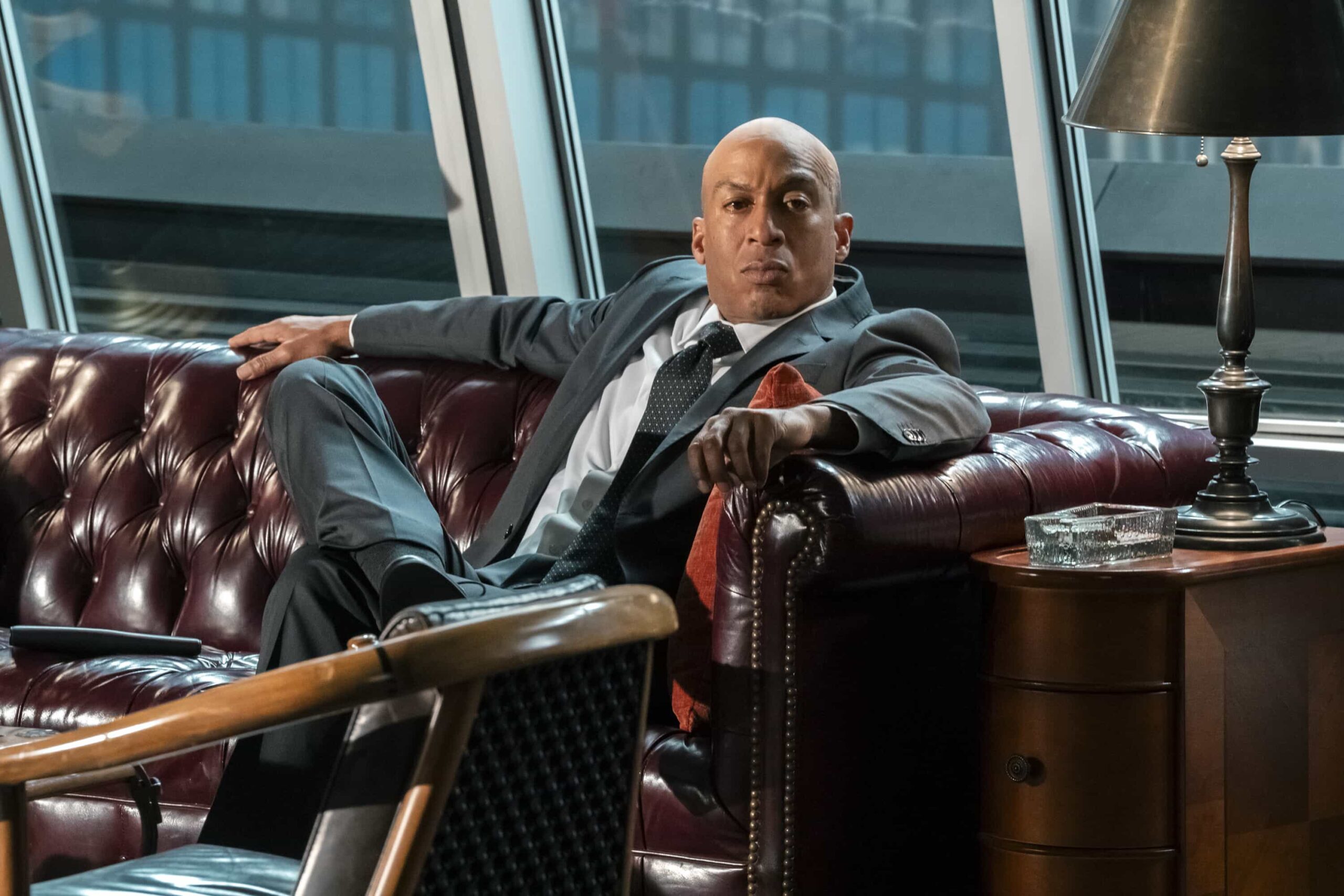 “The Future is Nigh” — CBS Original Series, MATLOCK, scheduled to air on Thursday, April 9 (9:00-10:00 PM, ET/PT).  Pictured: James Lesure as “Lester Logan.” Photo: Michael Yarish/CBS ©2026 CBS Entertainment Inc. All Rights Reserved.