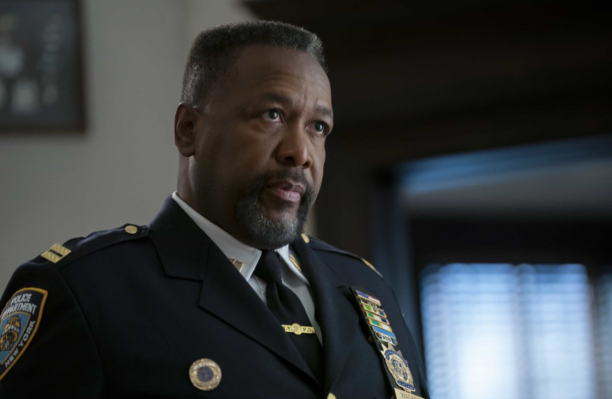 Elsbeth Season 3 Episode 15 Promo - "Otherwise Enraged" -- Coverage of the CBS Original Series ELSBETH, scheduled to air on the CBS Television Network.   Pictured: Wendell Pierce as Captain Wagner   Photo: Michael Parmelee/CBS ©2026 CBS Broadcasting, Inc. All Rights Reserved.
