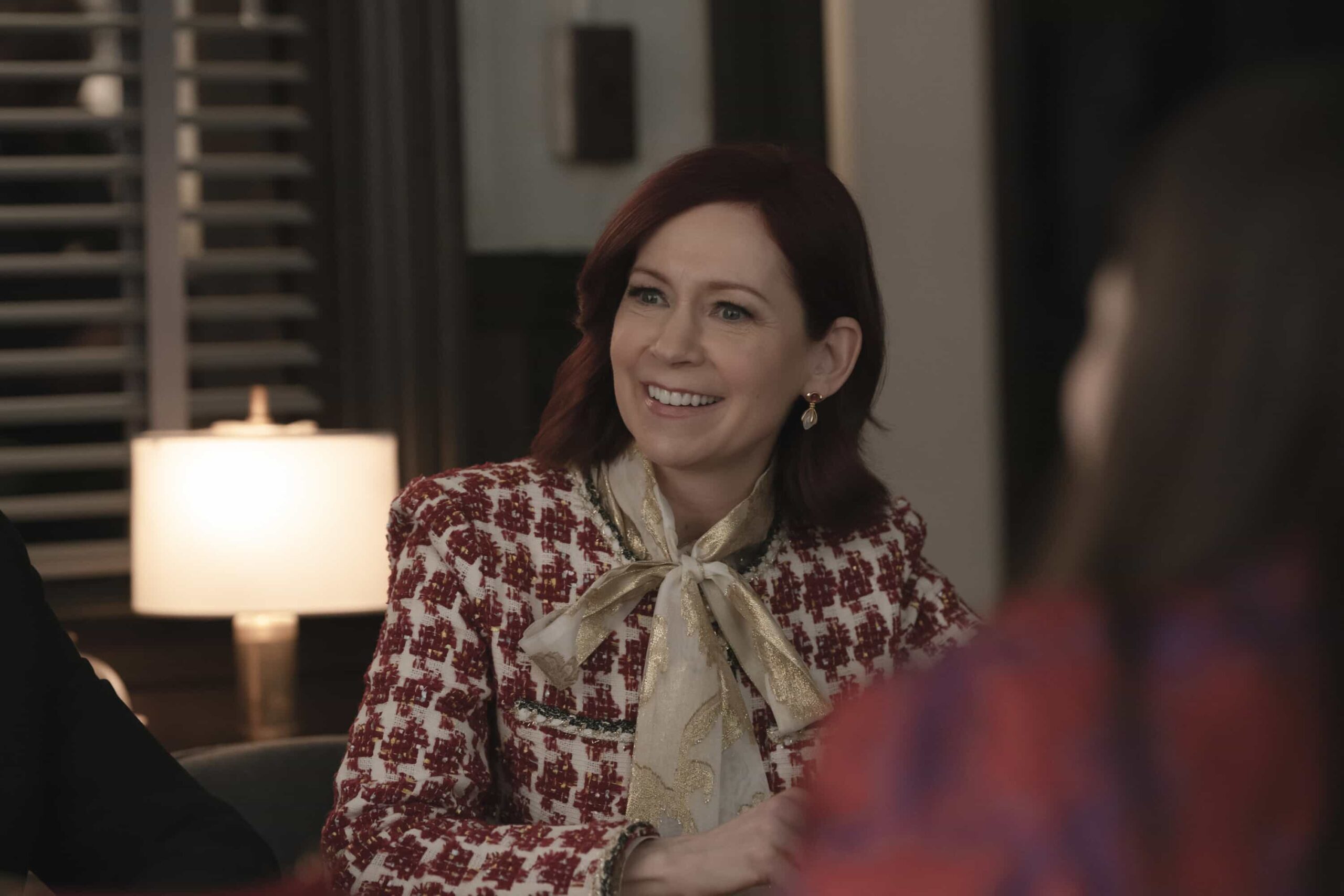 "Otherwise Enraged" -- Coverage of the CBS Original Series ELSBETH, scheduled to air on the CBS Television Network.   Pictured: Carrie Preston as Elsbeth Tascioni  Photo: Michael Parmelee/CBS ©2026 CBS Broadcasting, Inc. All Rights Reserved.
