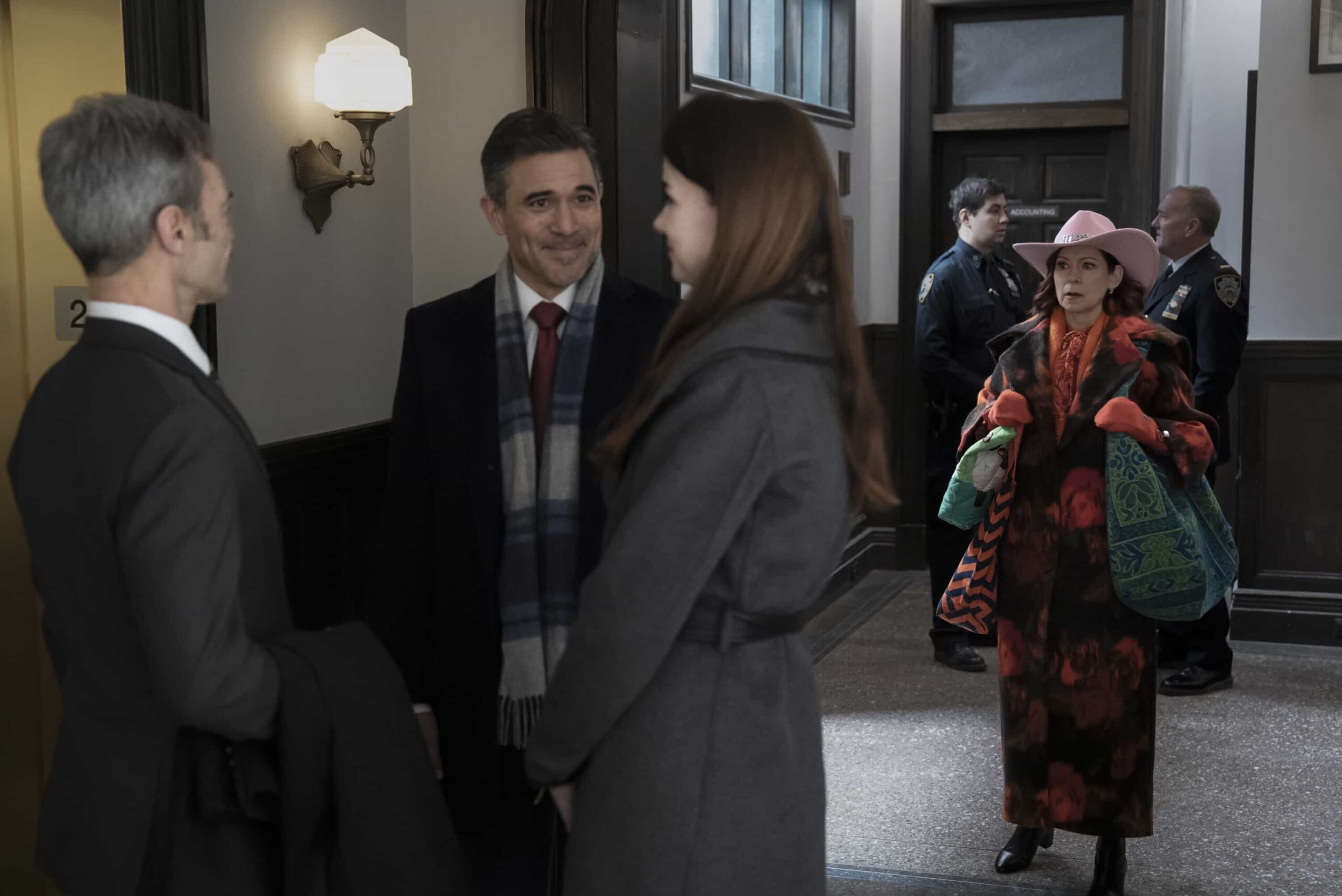 "Otherwise Enraged" -- Coverage of the CBS Original Series ELSBETH, scheduled to air on the CBS Television Network.   Pictured (L-R): Ivan Hernandez as Alec Bloom and Carrie Preston as Elsbeth Tascioni  Photo: Michael Parmelee/CBS ©2026 CBS Broadcasting, Inc. All Rights Reserved.