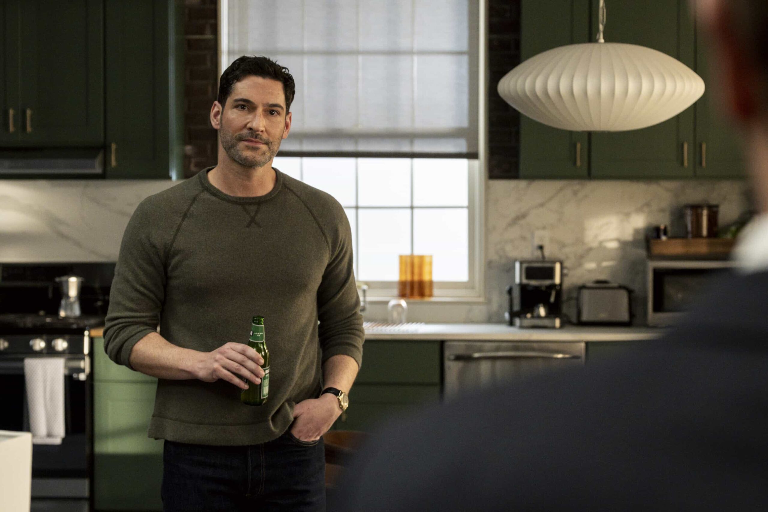 CIA Season 1 Episode 7  - "Elimination Game" -- CBS Original Series CIA, scheduled to air on Monday, April 13 (10:00-11:00 PM, ET/PT).  Pictured: Tom Ellis as CIA Case Officer Colin Glass. Photo: Mark Schafer/CBS ©2025 CBS Broadcasting, Inc. All Rights Reserved.