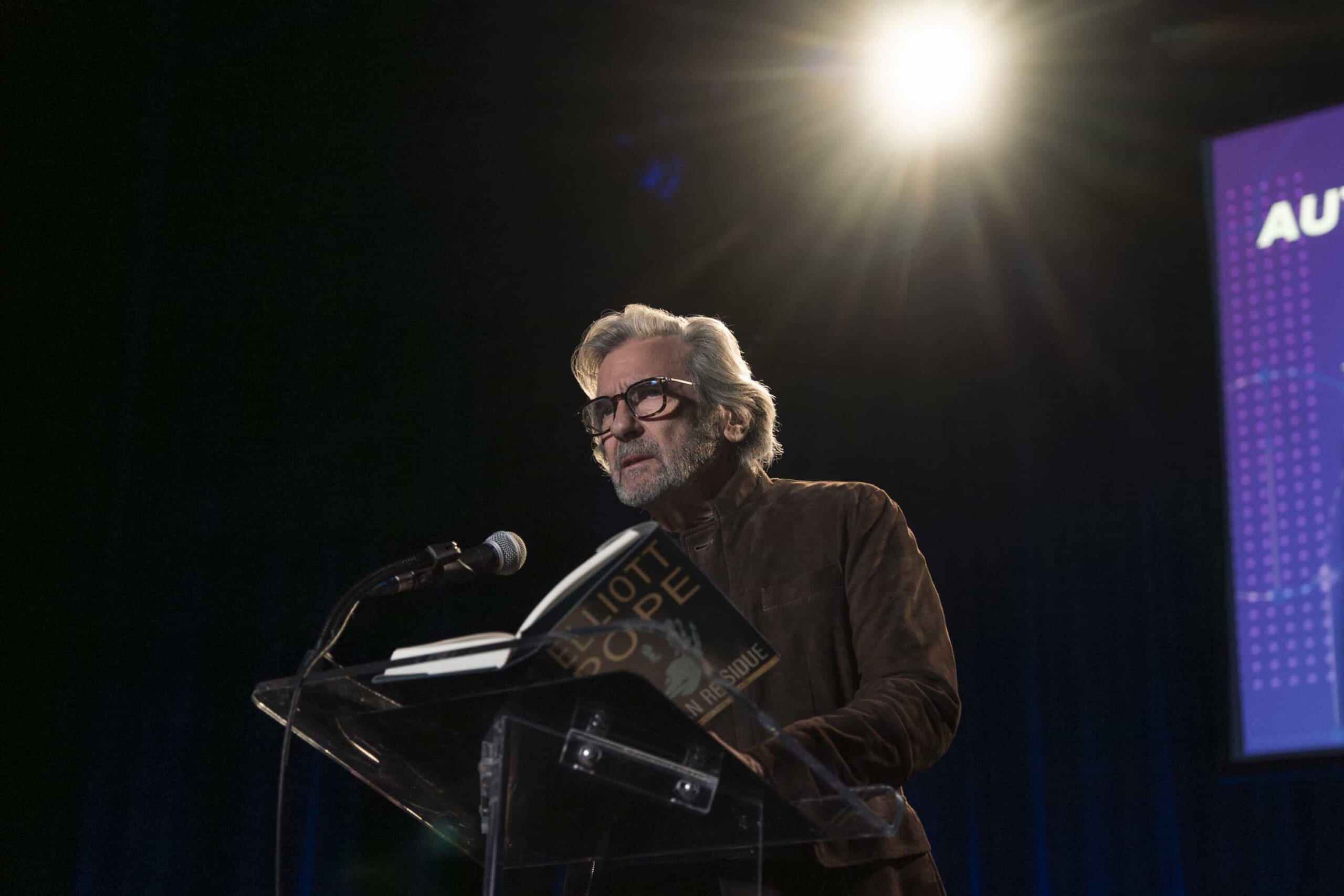 Elsbeth Season 3 Episode 16  -"Murder, He Wrote" -- Coverage of the CBS Original Series ELSBETH, scheduled to air on the CBS Television Network.     Pictured: Griffin Dunne as Elliott Pope. Photo: Michael Parmelee/CBS ©2026 CBS Broadcasting, Inc. All Rights Reserved.