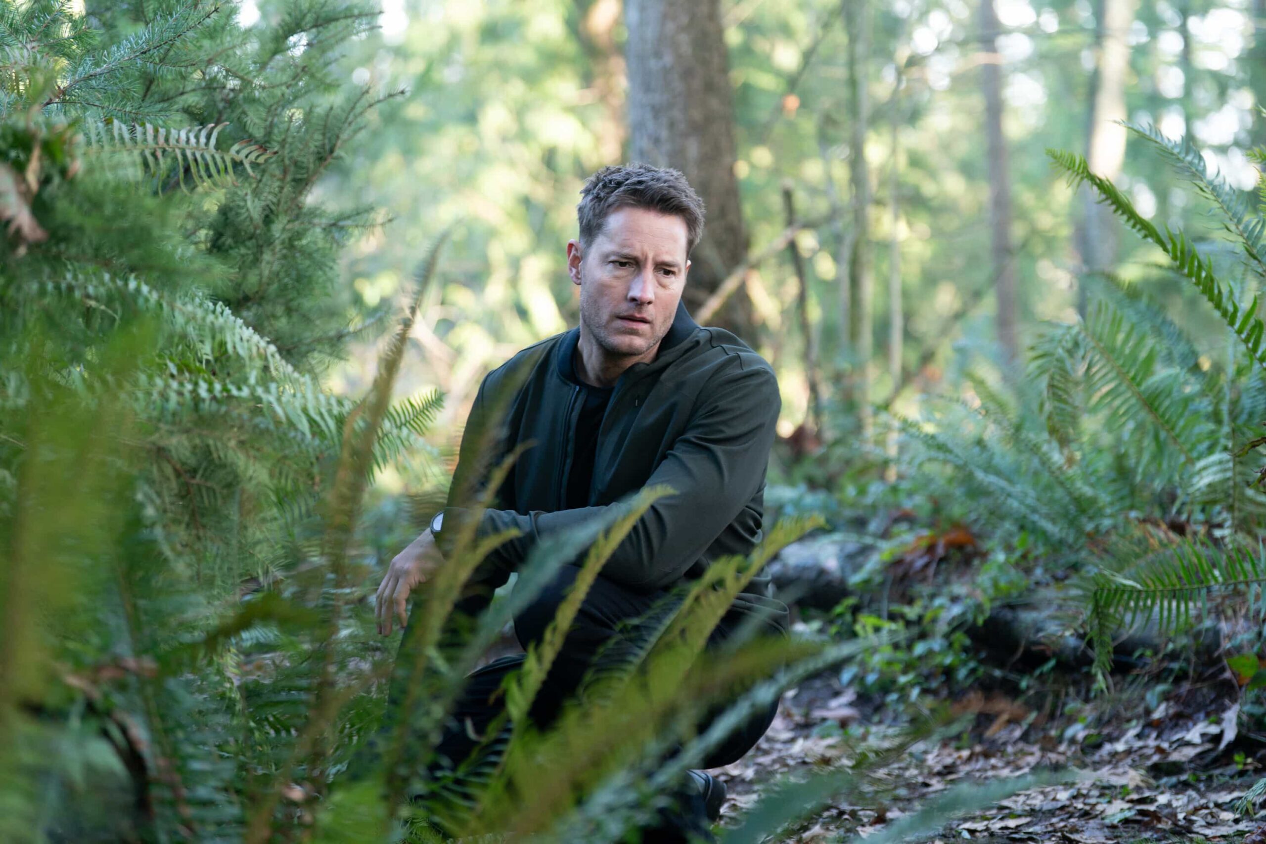Tracker Season 3 Episode 17 Promo -"Daughters" -- Coverage of the CBS Original Series TRACKER, scheduled to air on the CBS Television Network.  Pictured: Justin Hartley as Colter Shaw. Photo: Darko Sikman/CBS ©2026 CBS Broadcasting, Inc. All Rights Reserved.