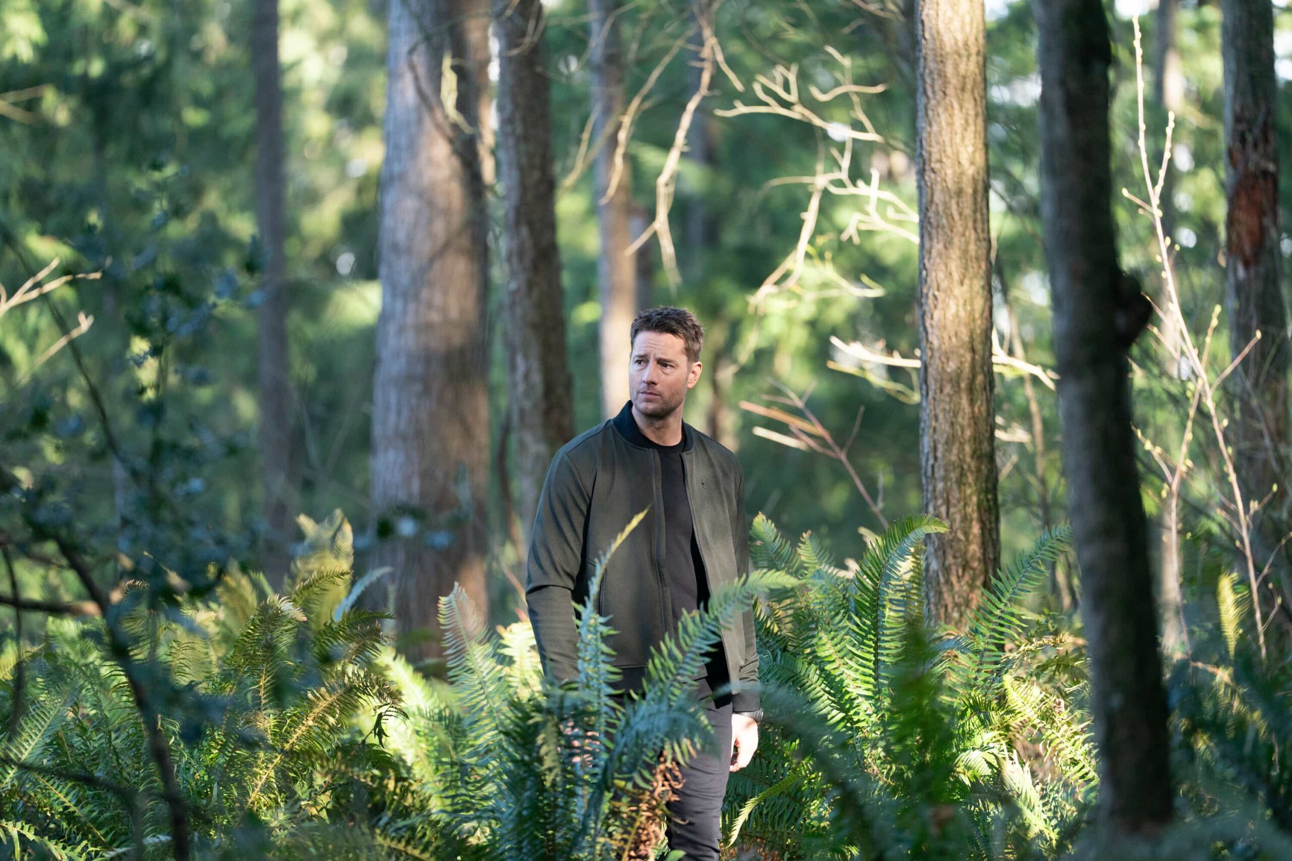 "Daughters" -- Coverage of the CBS Original Series TRACKER, scheduled to air on the CBS Television Network.  Pictured: Justin Hartley as Colter Shaw. Photo: Darko Sikman/CBS ©2026 CBS Broadcasting, Inc. All Rights Reserved.