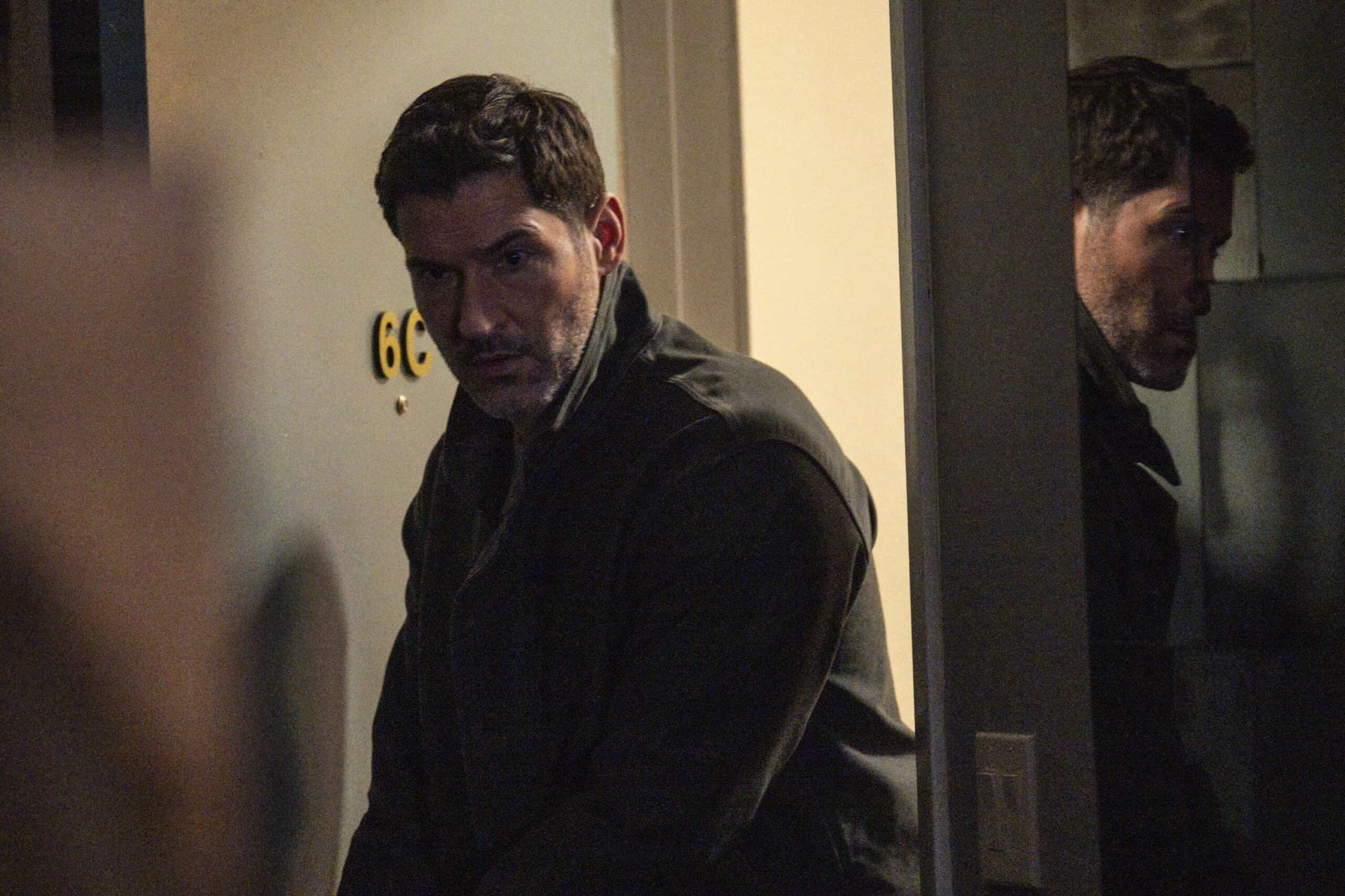 "Orbital" -- CBS Original Series CIA, scheduled to air on Monday, April 20 (10:00-11:00 PM, ET/PT).  Pictured: Tom Ellis as CIA Case Officer Colin Glass. Photo: Mark Schafer/CBS ©2026 CBS Broadcasting, Inc. All Rights Reserved.