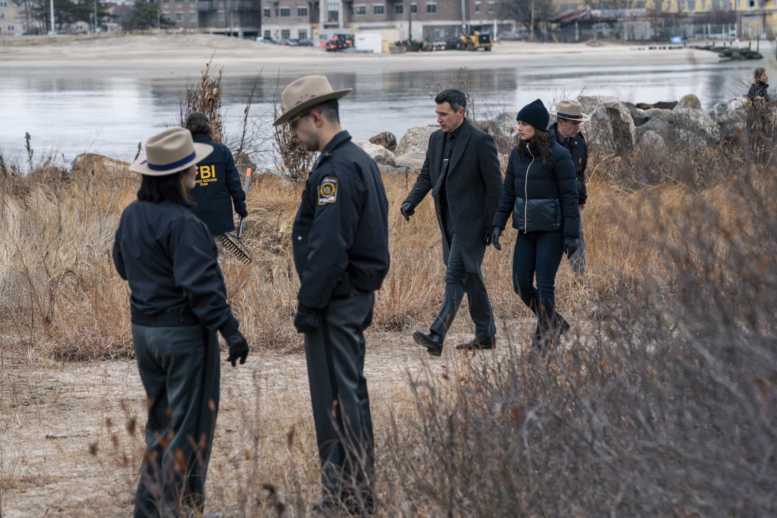 “Behavior” — CBS Original Series FBI, scheduled to air on Monday, April 20 (9:00-10:00 PM, ET/PT).  Pictured (L-R): John Boyd as Special Agent Stuart Scola and Missy Peregrym as Special Agent Maggie Bell. Photo: Bennett Raglin/CBS ©2026 CBS Broadcasting, Inc. All Rights Reserved.