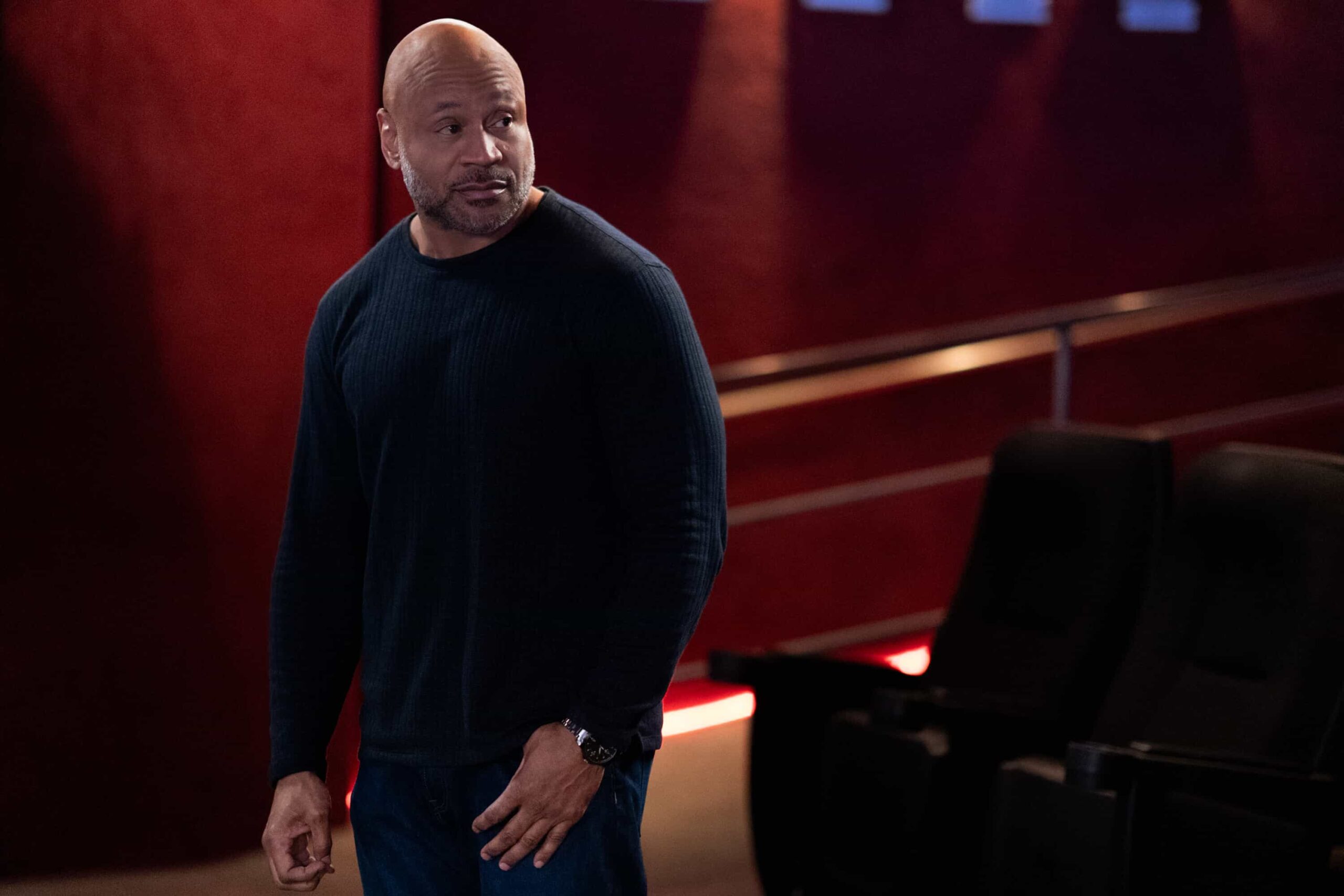 NCIS Season 23 Episode 17  “REBOOT.” - CBS Original Series NCIS, scheduled to air TUESDAY, APRIL 21 (8:00 PM ET/PT)  Pictured : LL Cool J as Sam Hanna.  Photo: Robert Voets/CBS  ©2026 CBS Broadcasting, Inc. All Rights Reserved.