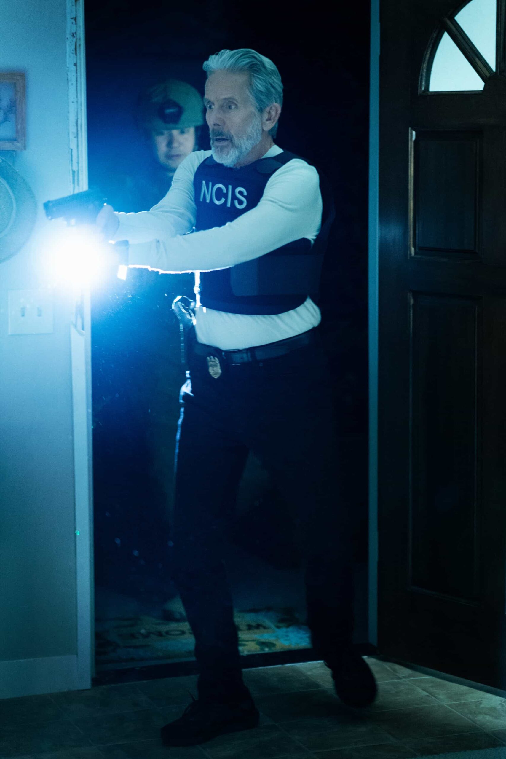 NCIS Season 23 Episode 17 “REBOOT.” - CBS Original Series NCIS, scheduled to air TUESDAY, APRIL 21 (8:00 PM ET/PT)  Pictured : Gary Cole as Alden Parker.  Photo: Robert Voets/CBS  ©2026 CBS Broadcasting, Inc. All Rights Reserved.