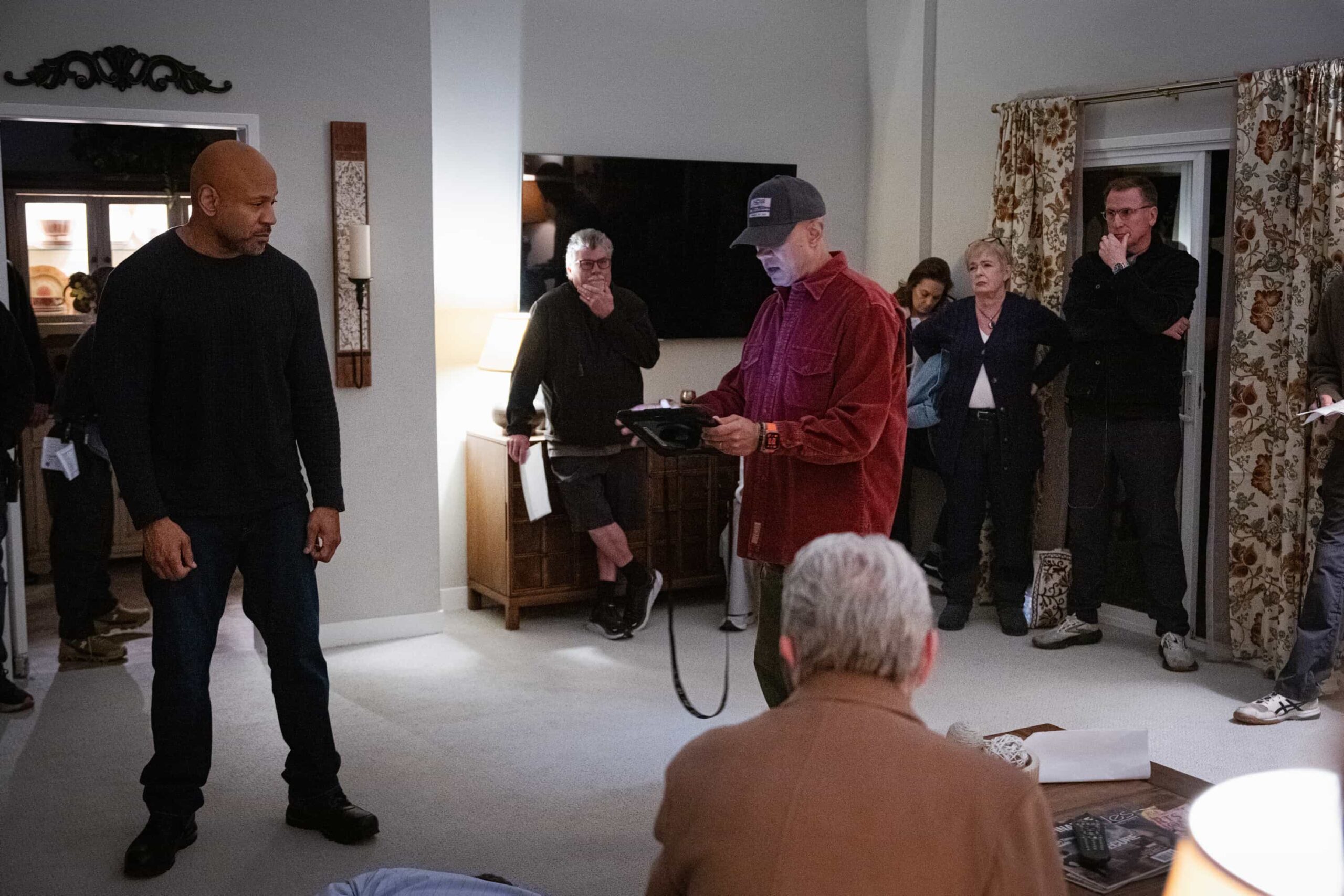 NCIS Season 23 Episode 17 Behind The Scenes “REBOOT.” - CBS Original Series NCIS, scheduled to air TUESDAY, APRIL 21 (8:00 PM ET/PT)  Pictured : LL Cool J as Sam Hanna.  Photo: Robert Voets/CBS  ©2026 CBS Broadcasting, Inc. All Rights Reserved.
