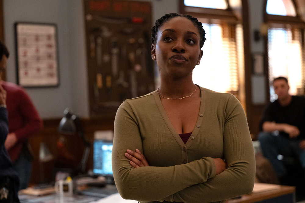 CHICAGO P.D. -- "The Wicked River" Episode 1318 -- Pictured: Karen Obilom as Tasha Fox -- (Photo by: Lori Allen/NBC)