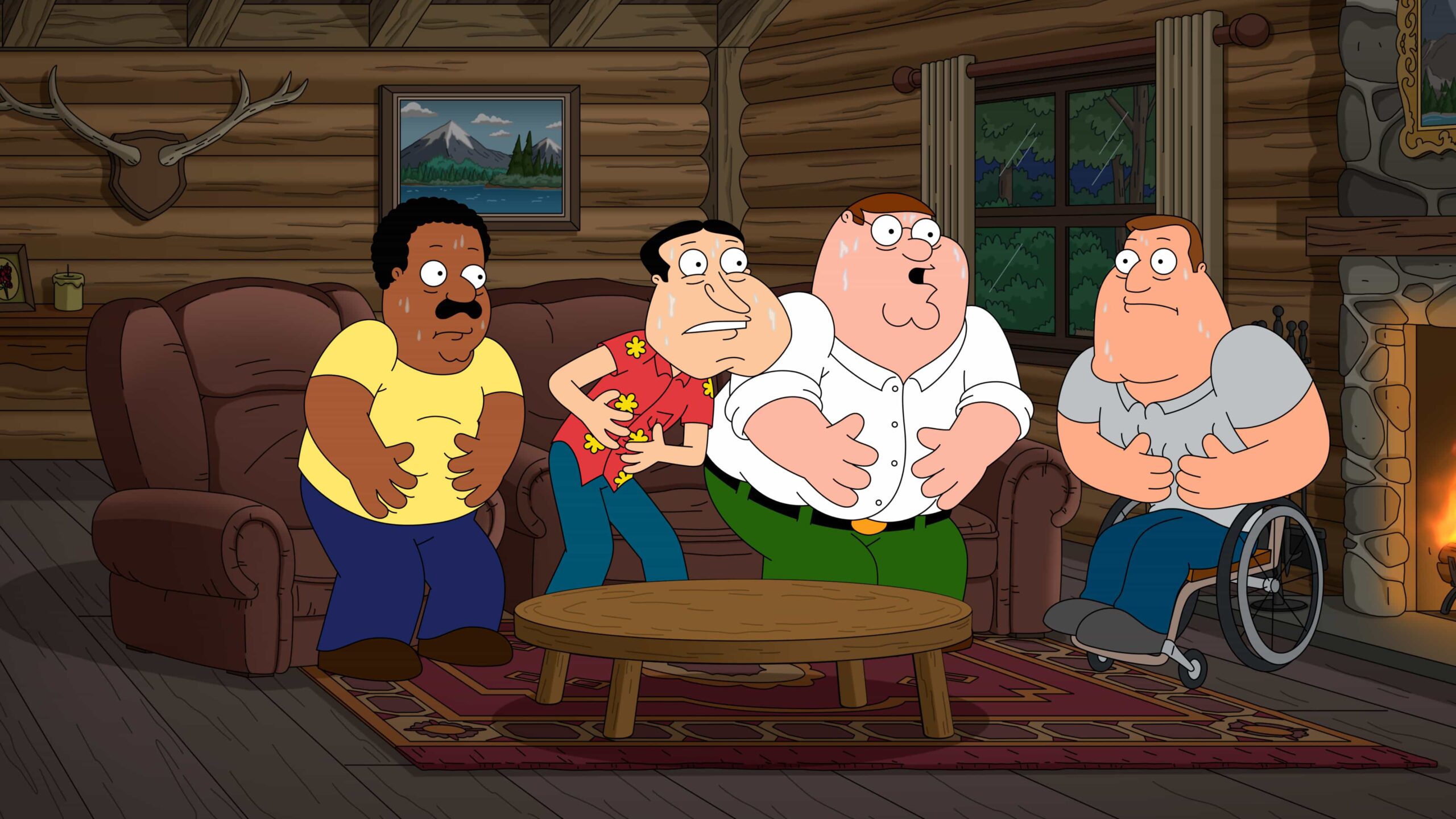 FAMILY GUY Season 24 Episode 12 : A colonoscopy reveals Peter has a rare?collectible?toy action figure lodged in his intestine, but the reward for selling it causes a rift between him and the guys in the all-new "Lower G.I. Joe" episode of Family Guy airing Sunday, April 26 (8:00-8:31 PM ET/PT) on FOX. FAMILY GUY © 2026 by 20th Television
