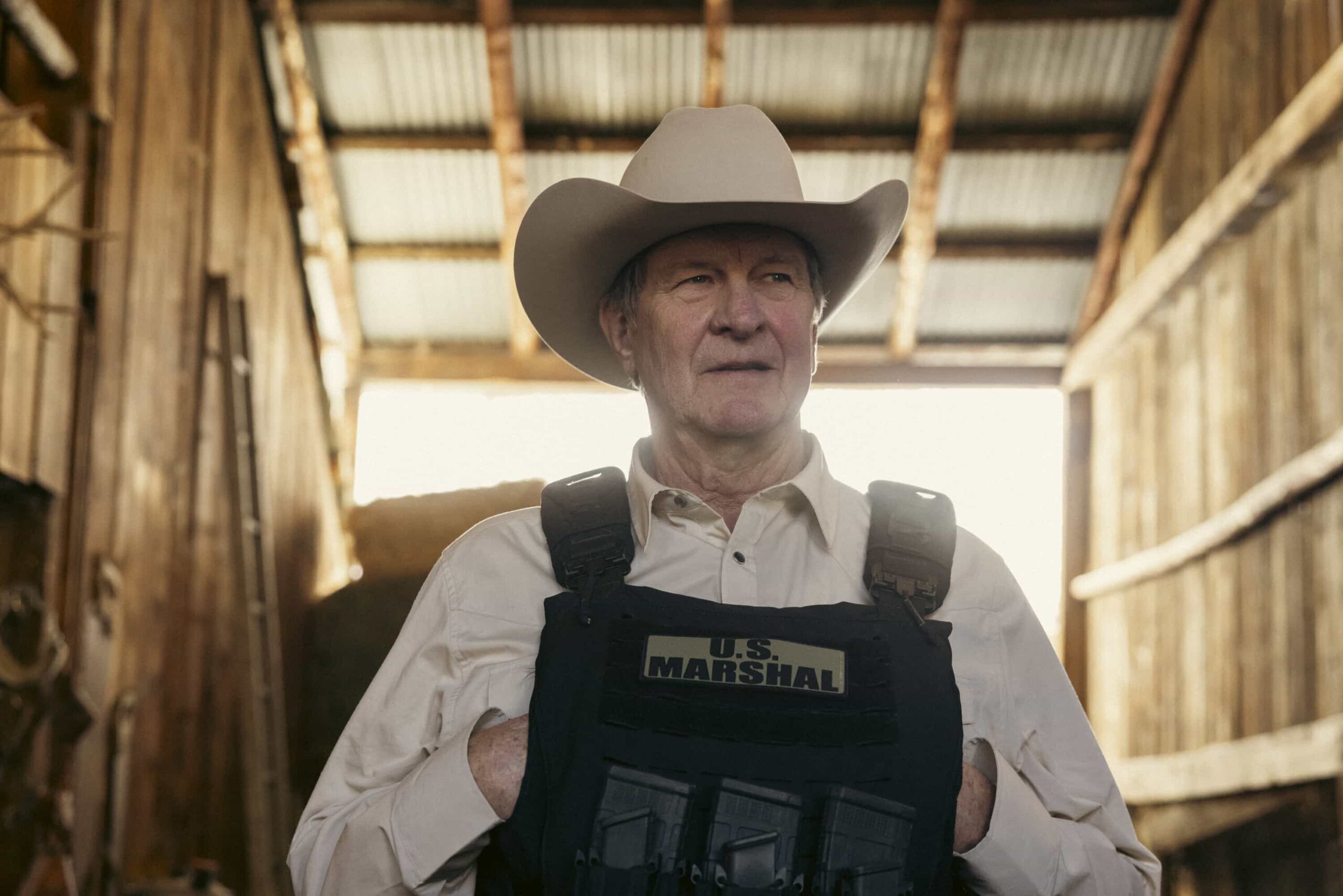 "In Low Places" -- CBS Original Series MARSHALS, scheduled to air on Sunday, April 26 (8:00-9:00 PM, ET/PT).  Pictured: Brett Cullen as Harry Gifford. Photo: Fred Hayes/CBS ©2025 CBS Broadcasting, Inc. All Rights Reserved.