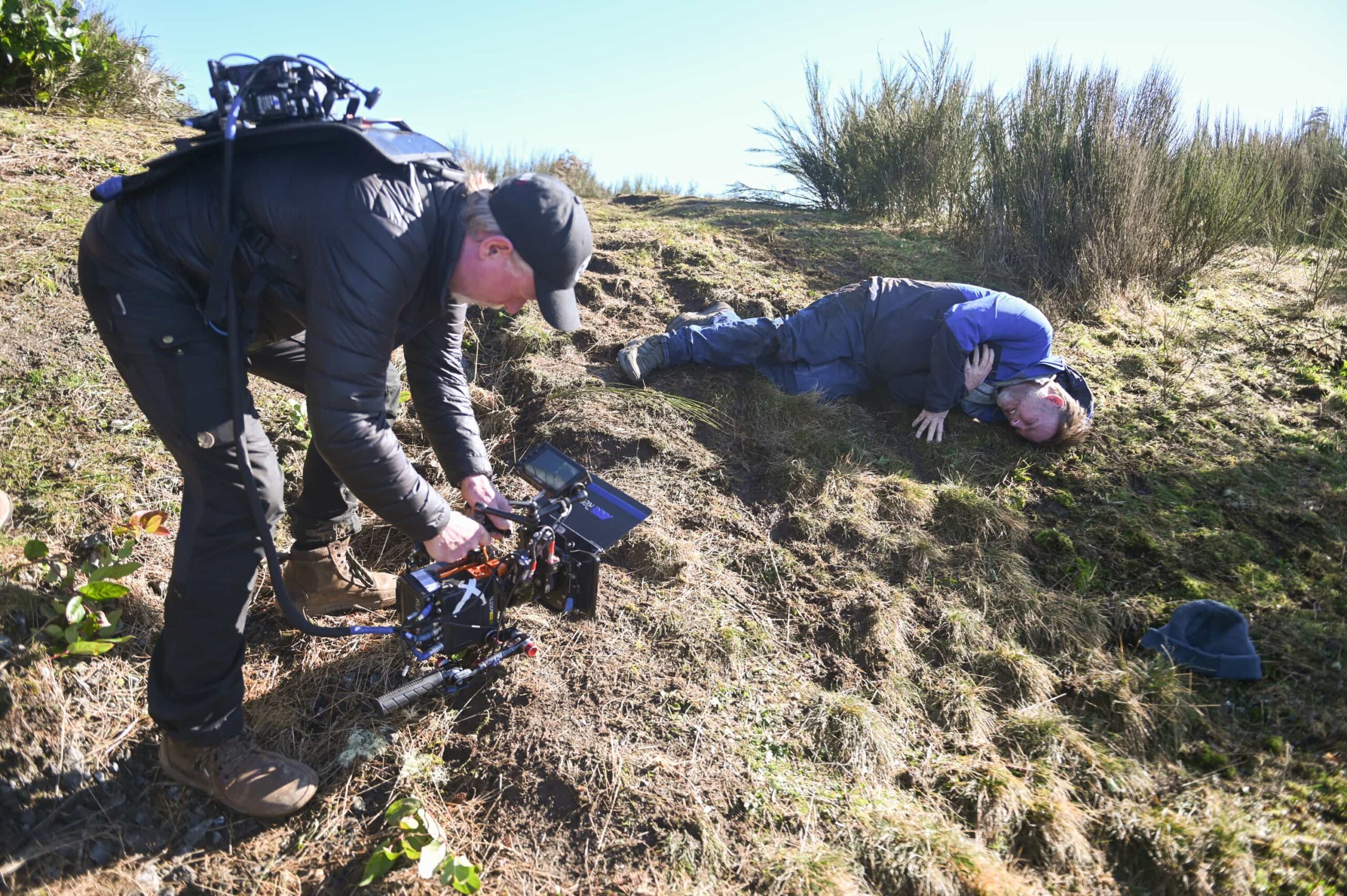 Behind The Scenes “Alaskan Wild” – While searching for answers about his father, Colter is pulled into a tense case involving a teenage boy’s missing parents, uncovering a dangerous situation far more complicated than it first appears, on the CBS Original series TRACKER, Sunday, April 26 (9:00-10:00 PM, ET/PT) on the CBS Television Network, and streaming on Paramount+.Pictured: Brad Beyer. Photo: Sergei Bachlakov/CBS ©2026 CBS Broadcasting, Inc. All Rights Reserved.