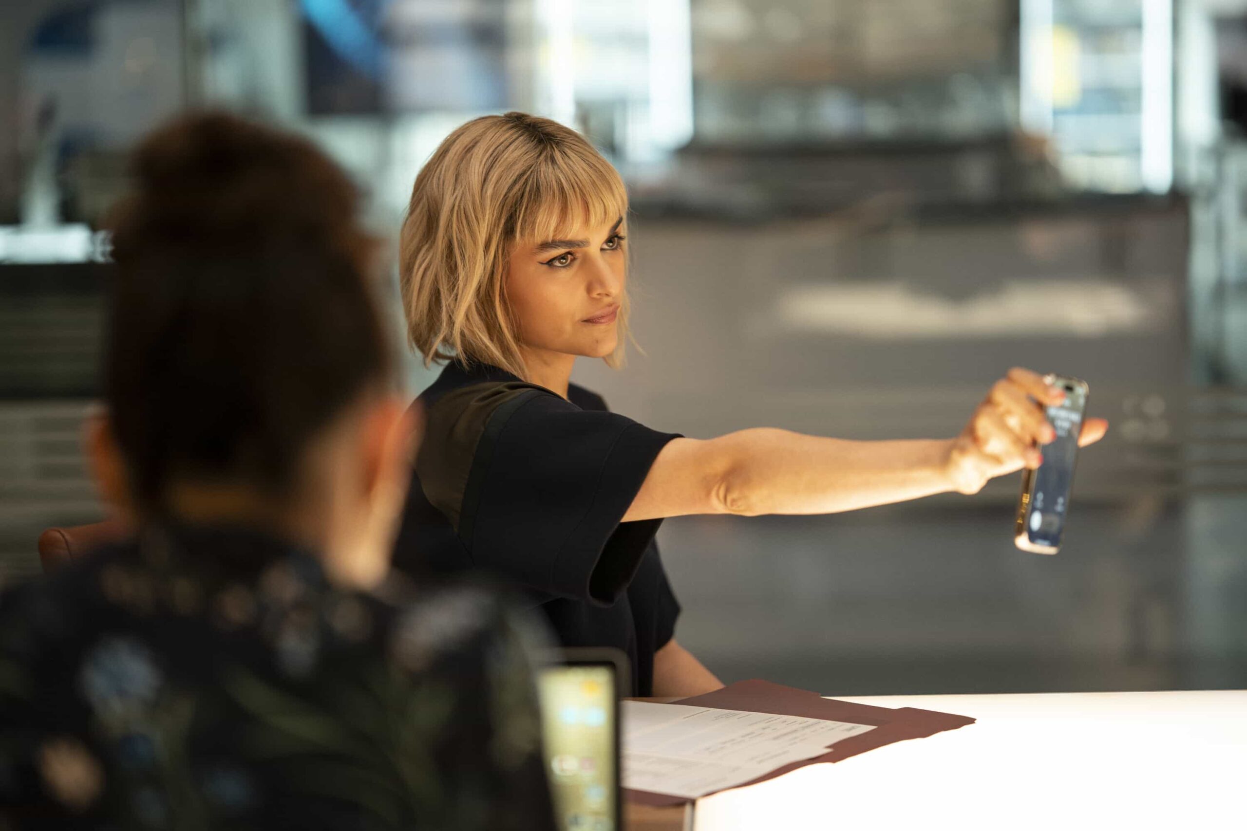 Watson Season 2 Episode 19 "The Rule of Three" -- Coverage of the CBS Original Series WATSON, scheduled to air on the CBS Television Network. Pictured: Eve Harlow as Dr. Ingrid Derian. Photo: Colin Bentley/CBS ©2026 CBS Broadcasting, Inc. All Rights Reserved.