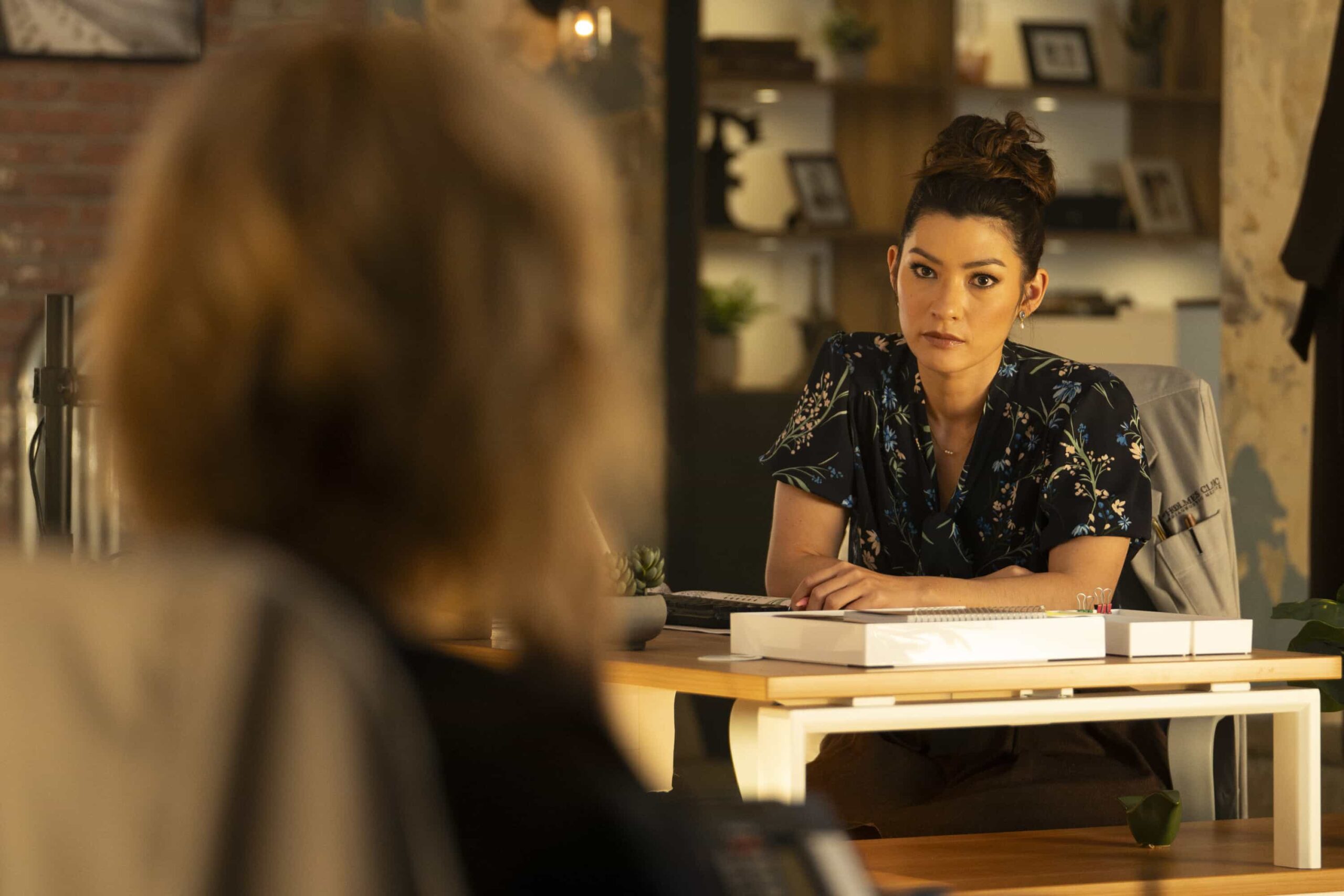 Watson Season 2 Episode 19 "The Rule of Three" -- Coverage of the CBS Original Series WATSON, scheduled to air on the CBS Television Network. Pictured: Inga Schlingmann as Dr. Sasha Lubbock. Photo: Colin Bentley/CBS ©2026 CBS Broadcasting, Inc. All Rights Reserved.