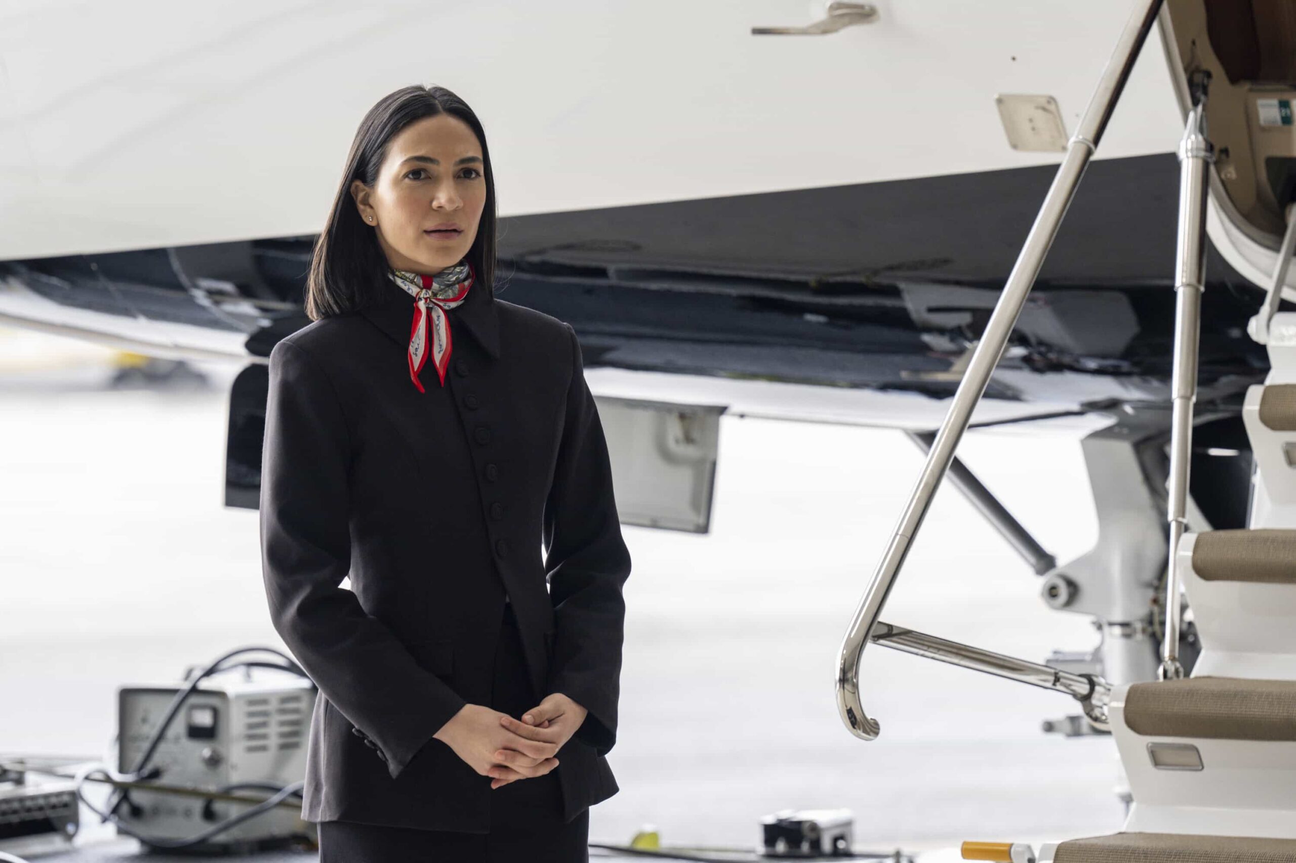 "Blood Money" -- CBS Original Series CIA, scheduled to air on Monday, April 27 (10:00-11:00 PM, ET/PT).  Pictured: Natalee Linez as CIA Analyst Gina Gosian. Photo: Mark Schafer/CBS ©2026 CBS Broadcasting, Inc. All Rights Reserved.