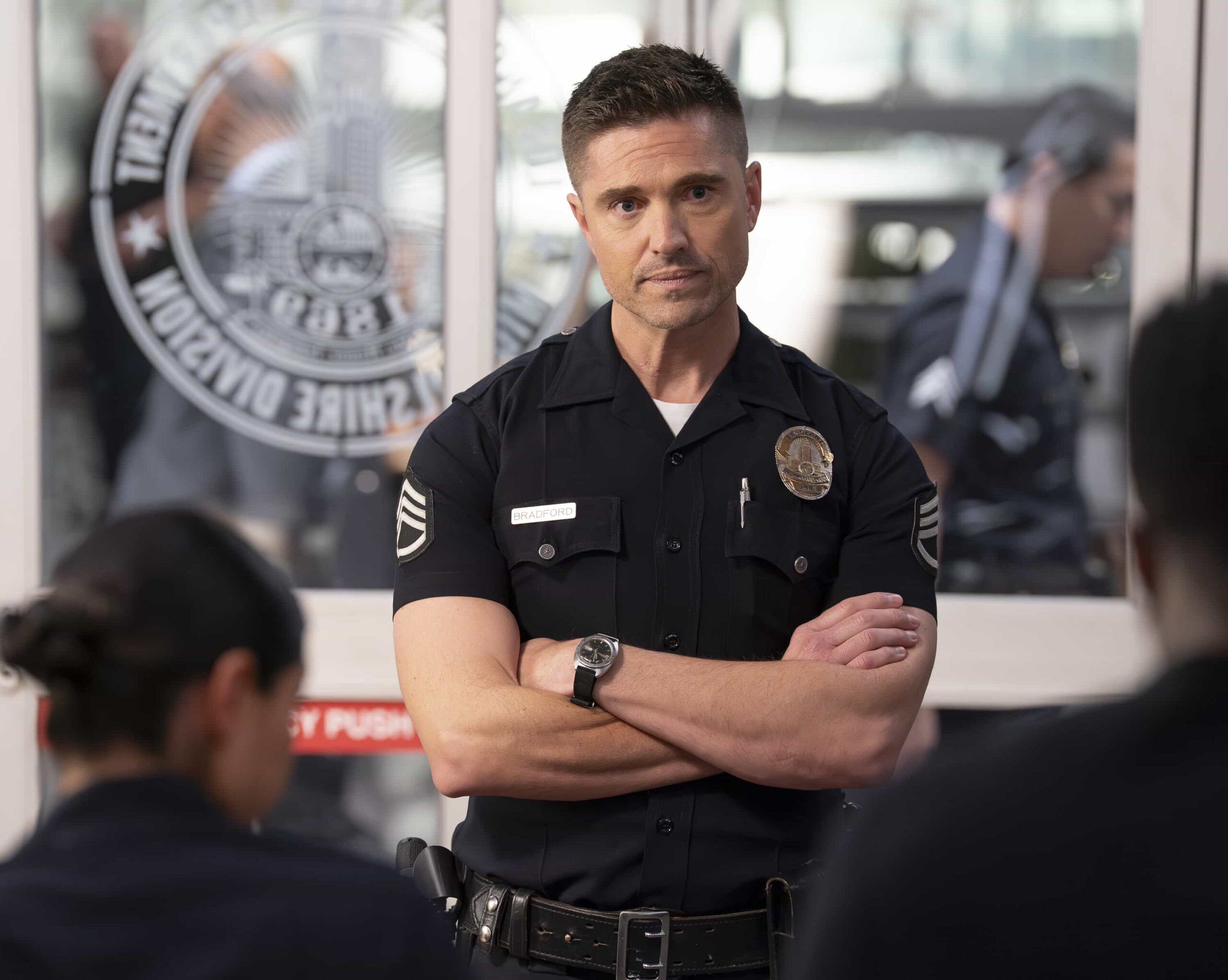 THE ROOKIE - “Dead Ringer” - Nolan and Harper try to help a desperate mother protect her child, while Lt. Grey and Garza continue to work with Monica despite their misgivings. MONDAY, APRIL 27 (10:00-11:00 p.m. EDT) on ABC. (Disney/Mike Taing) 
ERIC WINTER