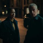 Criminal Record Season 2 Episode 2 "Firestarters" Cush Jumbo and Peter Capaldi in "Criminal Record," now streaming on Apple TV.
