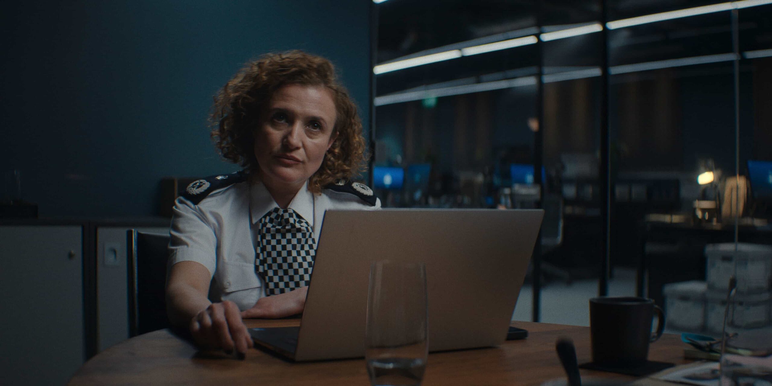 Lyndsey Marshal in "Criminal Record," now streaming on Apple TV.
