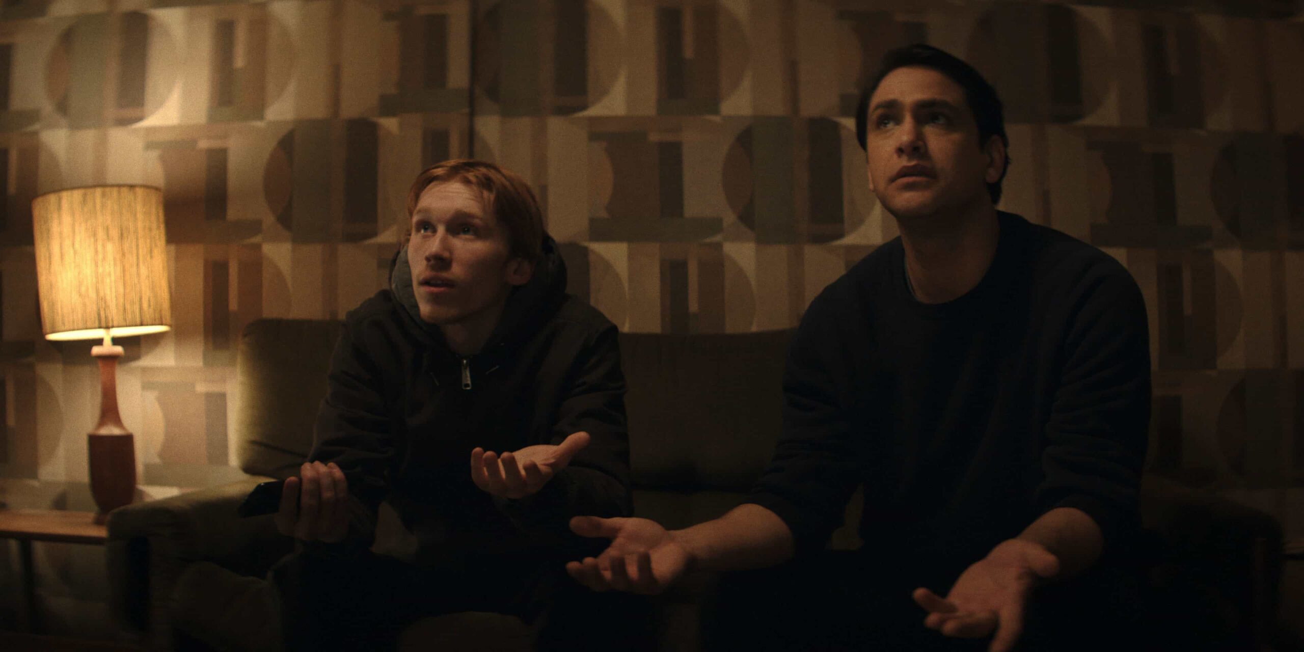 Luther Ford and Luca Pasqualino in "Criminal Record," now streaming on Apple TV.