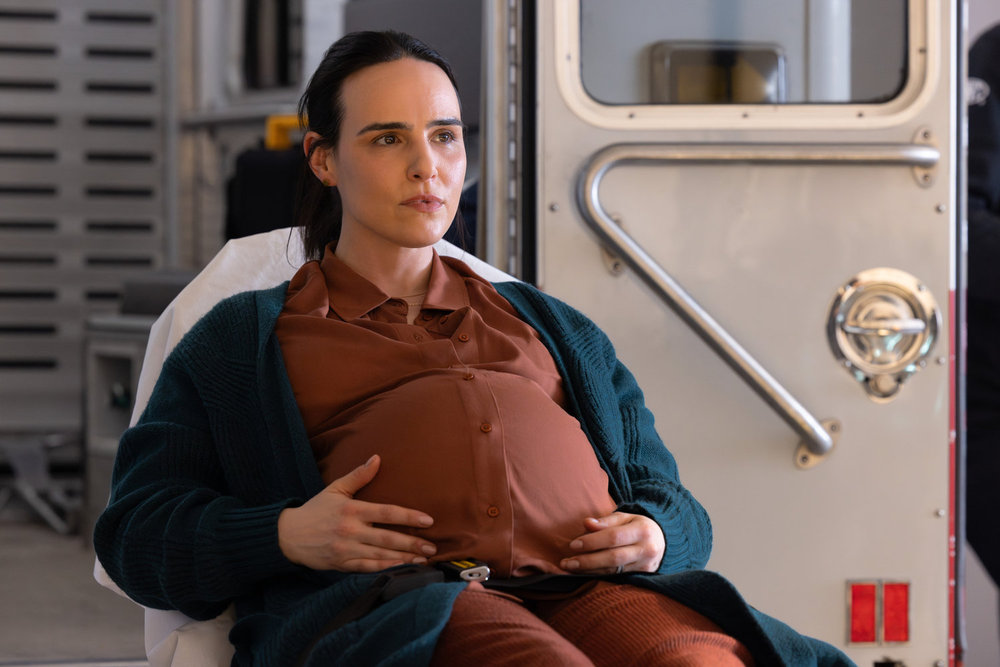 CHICAGO MED Season 11 Episode 19 -- "Exit Strategies" Episode 1119 -- Pictured: Molly Hager as Giselle -- (Photo by: George Burns Jr/NBC)