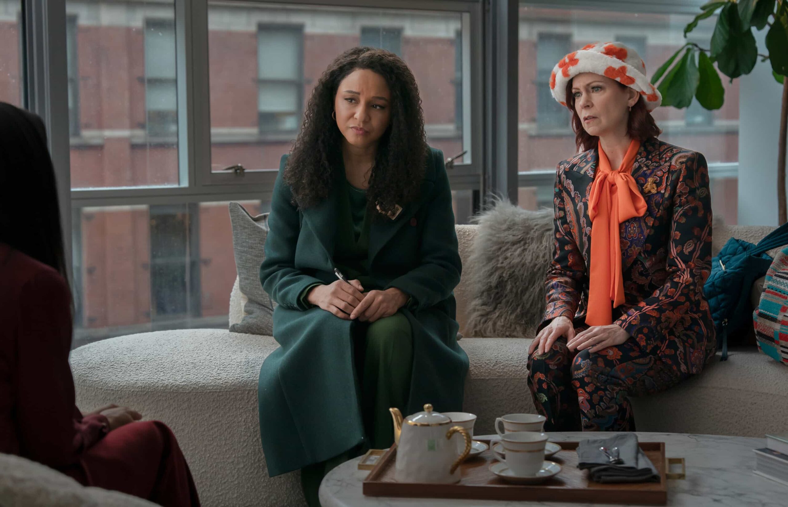 Elsbeth Season 3 Episode 17 Photos: Secrets of the Ultra-Wealthy Turn Deadly Airs Tonight on CBS 6 Elsbeth Season 3 Episode 17 "High Class Problems" -- Coverage of the CBS Original Series ELSBETH, scheduled to air on the CBS Television Network. Pictured (L-R): Carra Patterson as Kaya Blanke and Carrie Preston as Elsbeth Tascioni Photo: Michael Parmelee/CBS ©2026 CBS Broadcasting, Inc. All Rights Reserved.