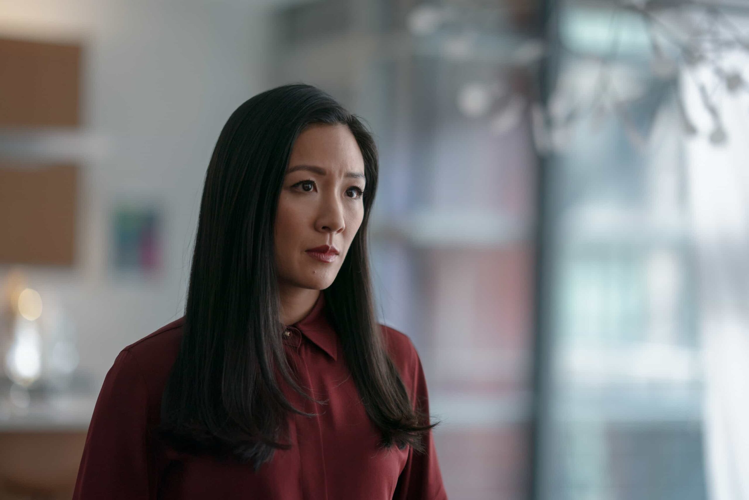 Elsbeth Season 3 Episode 17 Photos: Secrets of the Ultra-Wealthy Turn Deadly Airs Tonight on CBS 3 Elsbeth Season 3 Episode 17 "High Class Problems" -- Coverage of the CBS Original Series ELSBETH, scheduled to air on the CBS Television Network. Pictured: Constance Wu as DR. Malory Ryan Photo: Michael Parmelee/CBS ©2026 CBS Broadcasting, Inc. All Rights Reserved.