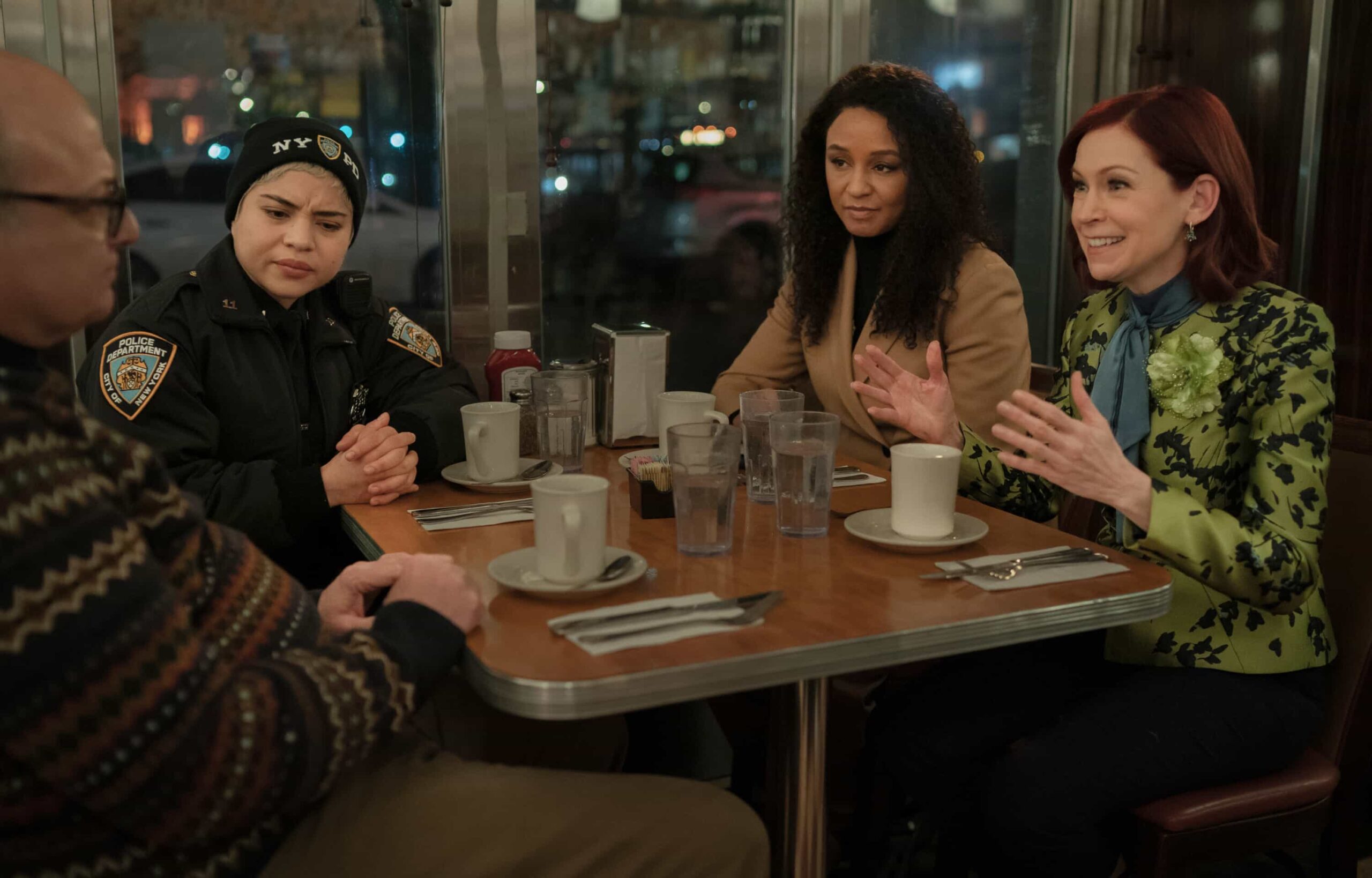 Elsbeth Season 3 Episode 17 Photos: Secrets of the Ultra-Wealthy Turn Deadly Airs Tonight on CBS 8 "High Class Problems" -- Coverage of the CBS Original Series ELSBETH, scheduled to air on the CBS Television Network. Pictured (L-R): Carra Patterson as Kaya Blanke and Carrie Preston as Elsbeth Tascioni Photo: Michael Parmelee/CBS ©2026 CBS Broadcasting, Inc. All Rights Reserved.