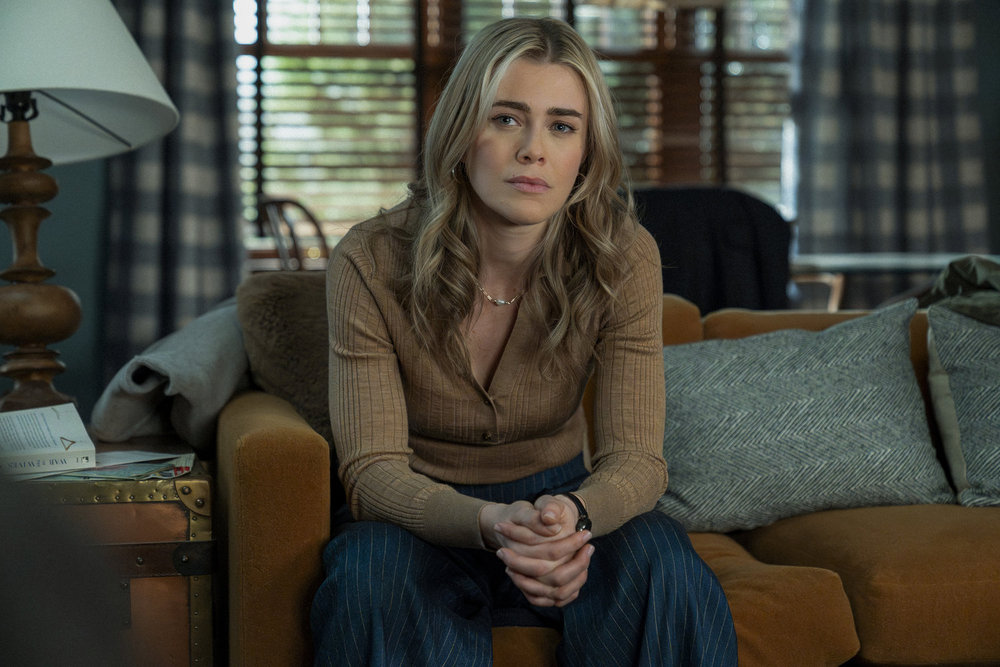 THE HUNTING PARTY Season 2 Episode 12 -- "Nancy Albright " Episode 212 -- Pictured: Melissa Roxburgh as Rebecca "Bex" Henderson -- (Photo by: Ralph Bavaro/NBC)