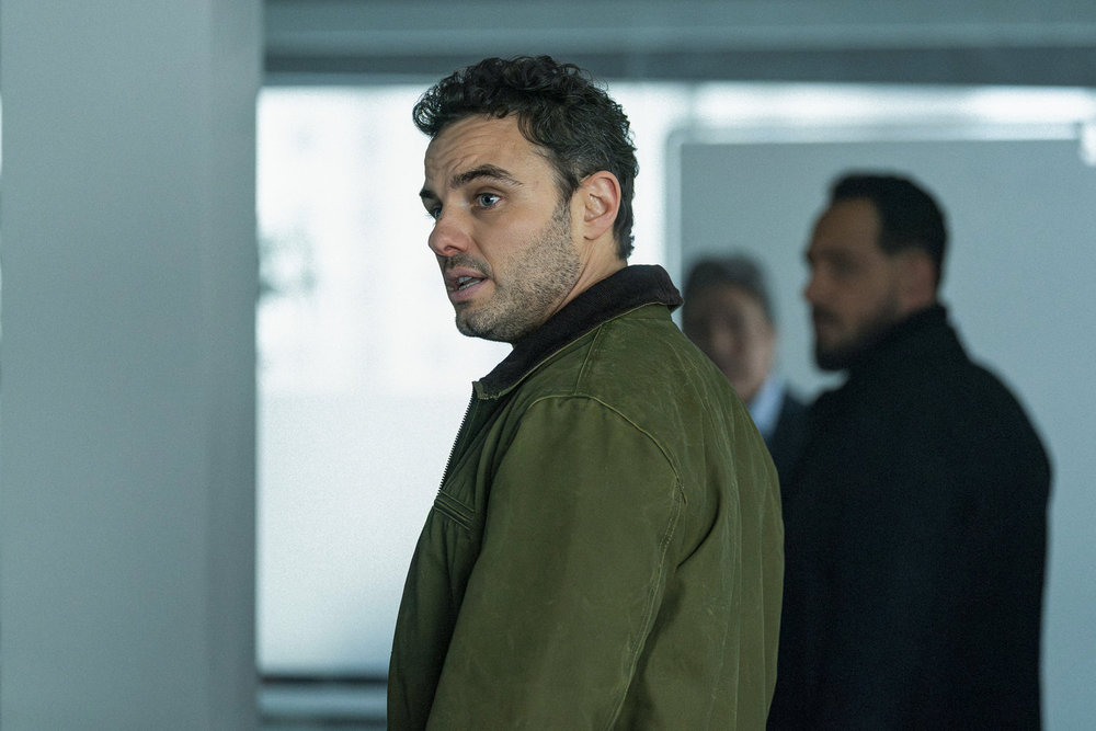 THE HUNTING PARTY -- "Nancy Albright " Episode 212 -- Pictured: (l-r) Josh McKenzie as Shane Florence, Patrick Sabongui as Jacob Hassani -- (Photo by: Ralph Bavaro/NBC)